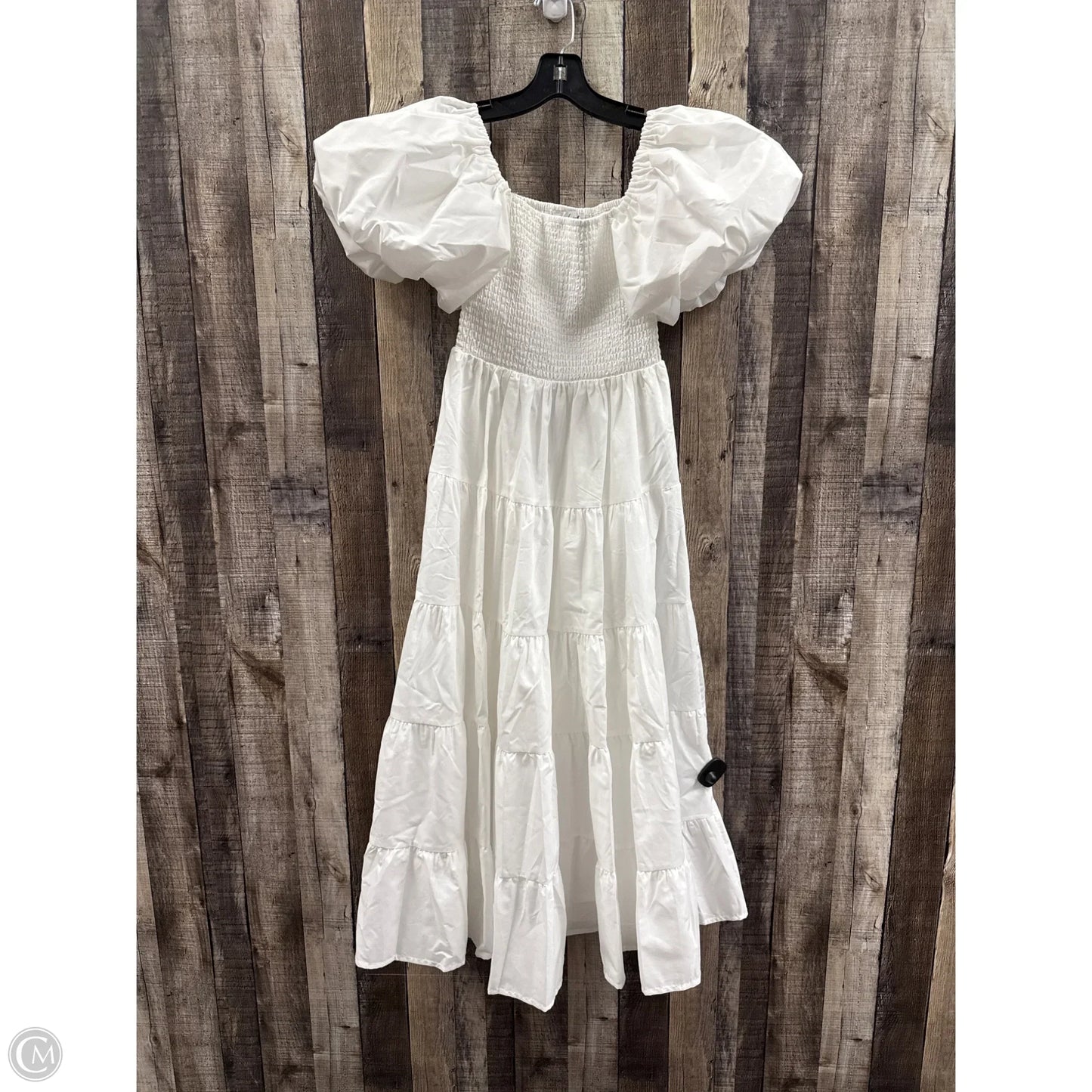 Dress Casual Maxi By Cme In White, Size: S