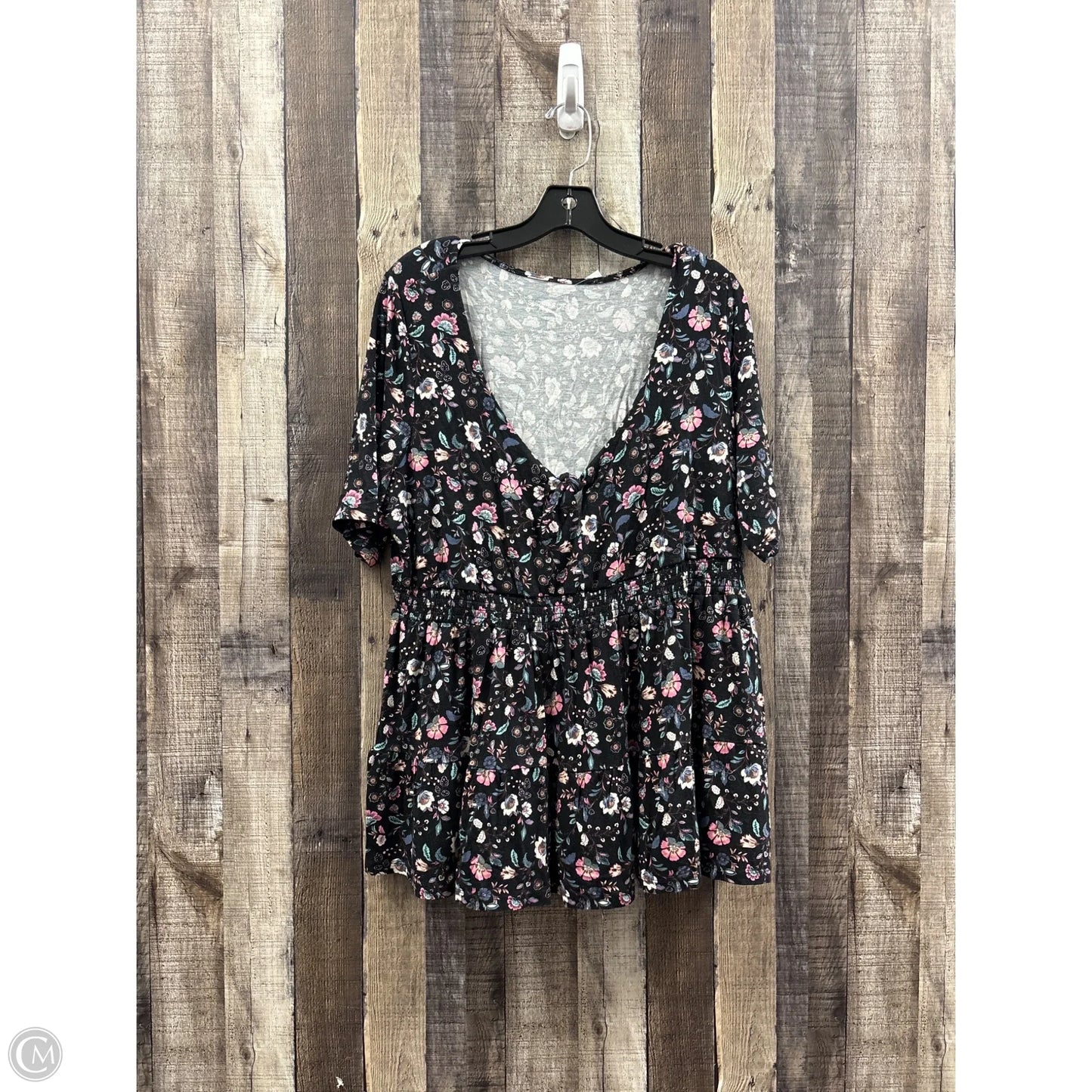 Top Short Sleeve By Torrid In Floral Print, Size: 2x