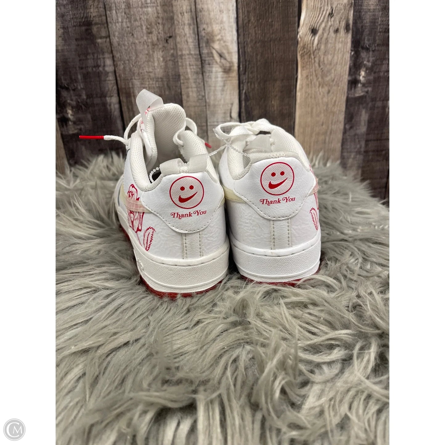 Shoes Athletic By Nike In Red & White, Size: 8.5