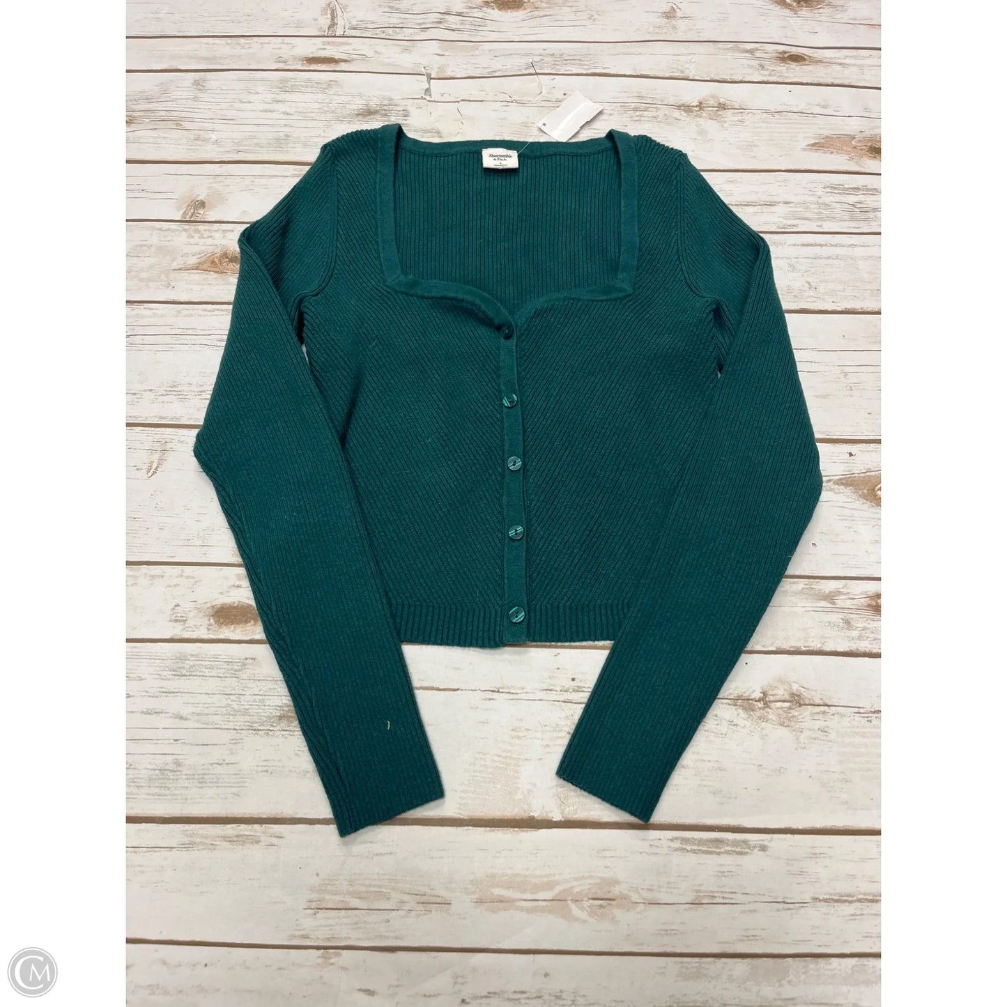 Sweater By Abercrombie And Fitch In Green, Size: S