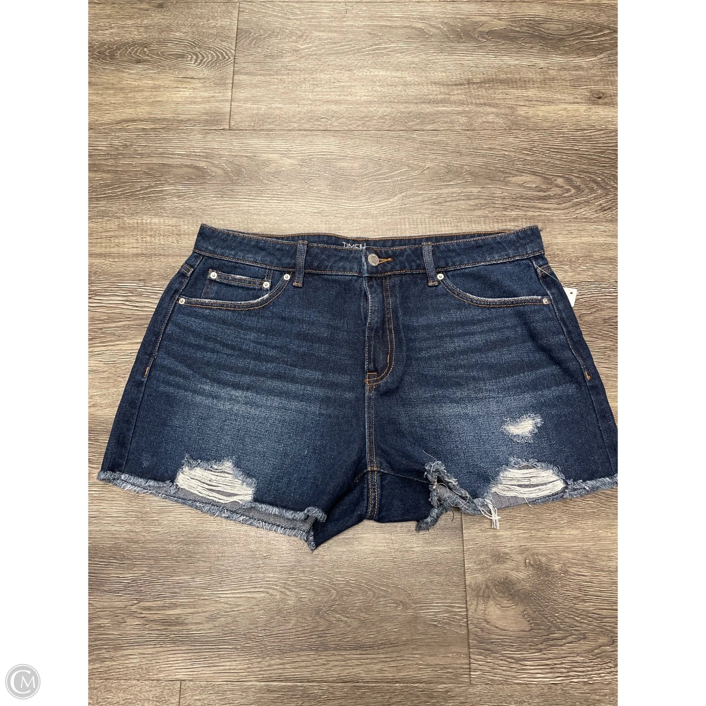 Shorts By Time And Tru In Blue Denim, Size: 14