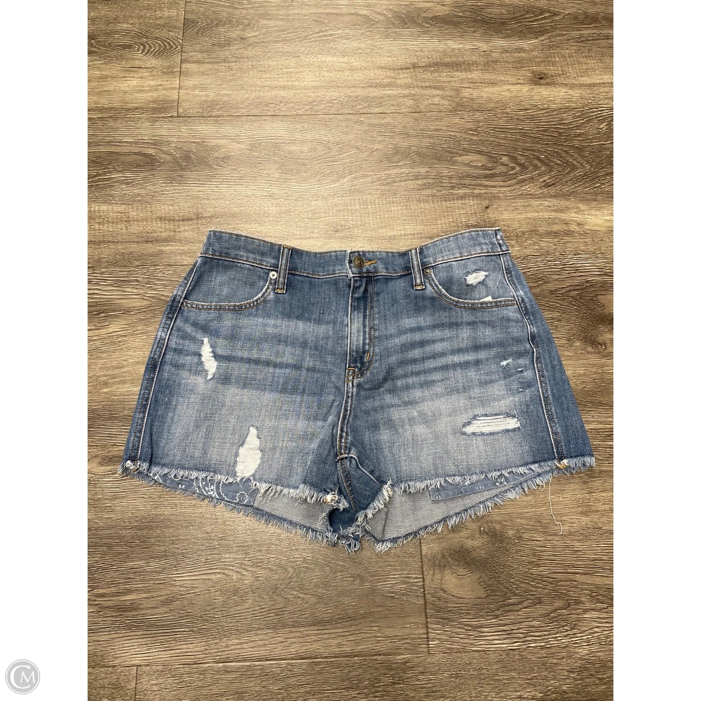 Shorts By Aerie In Blue Denim, Size: M