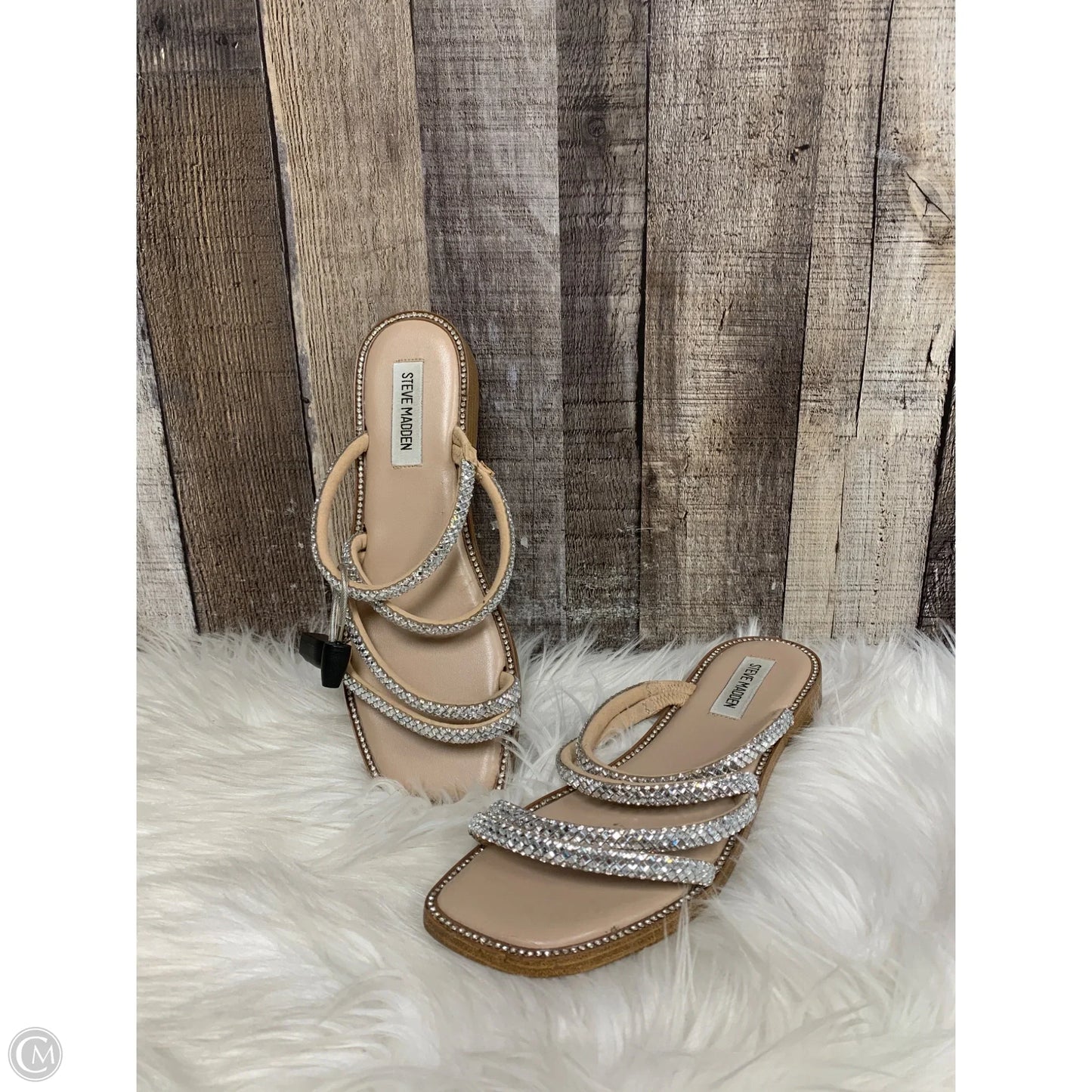 Sandals Flats By Steve Madden In Beige, Size: 8