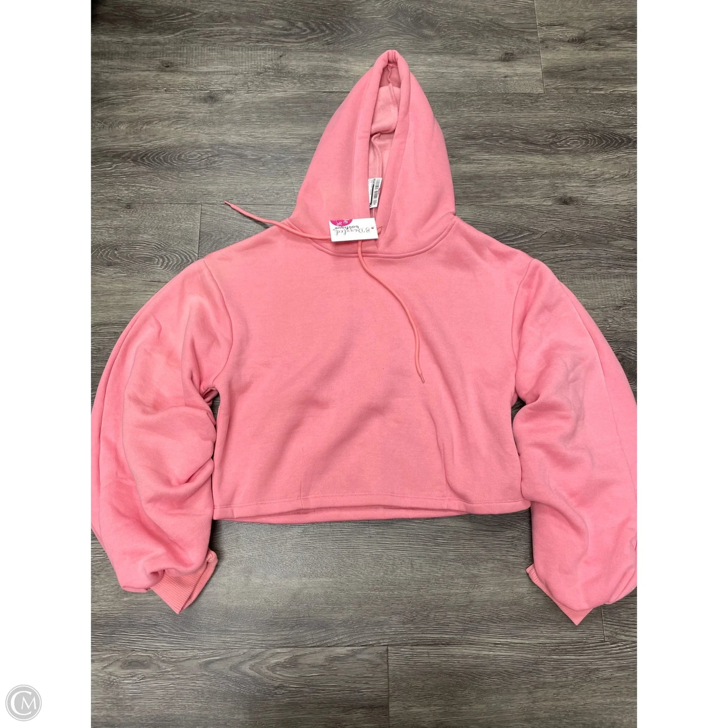 Sweatshirt Hoodie By Hyfve In Pink, Size: M