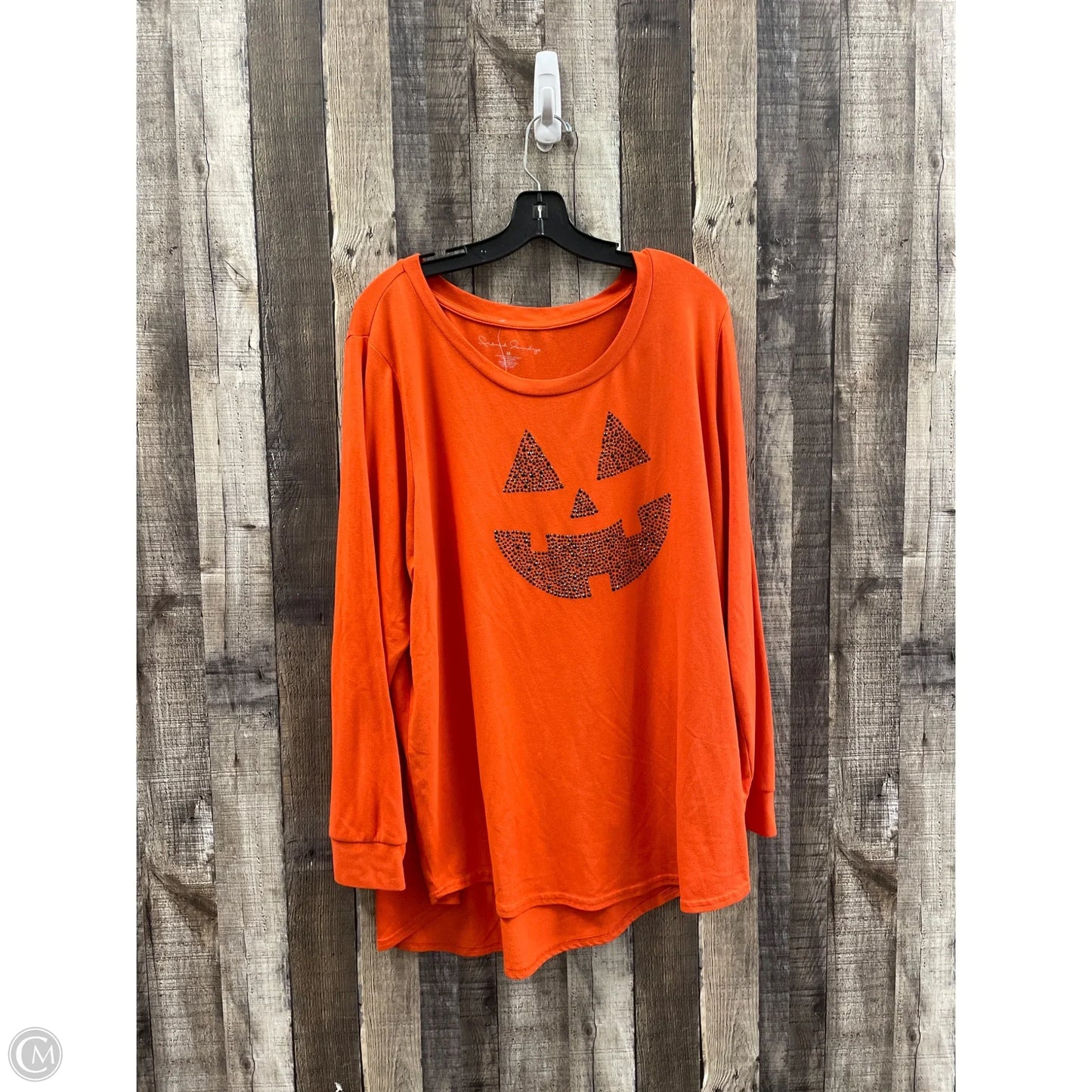 Top Long Sleeve By French Laundry In Orange, Size: 3x