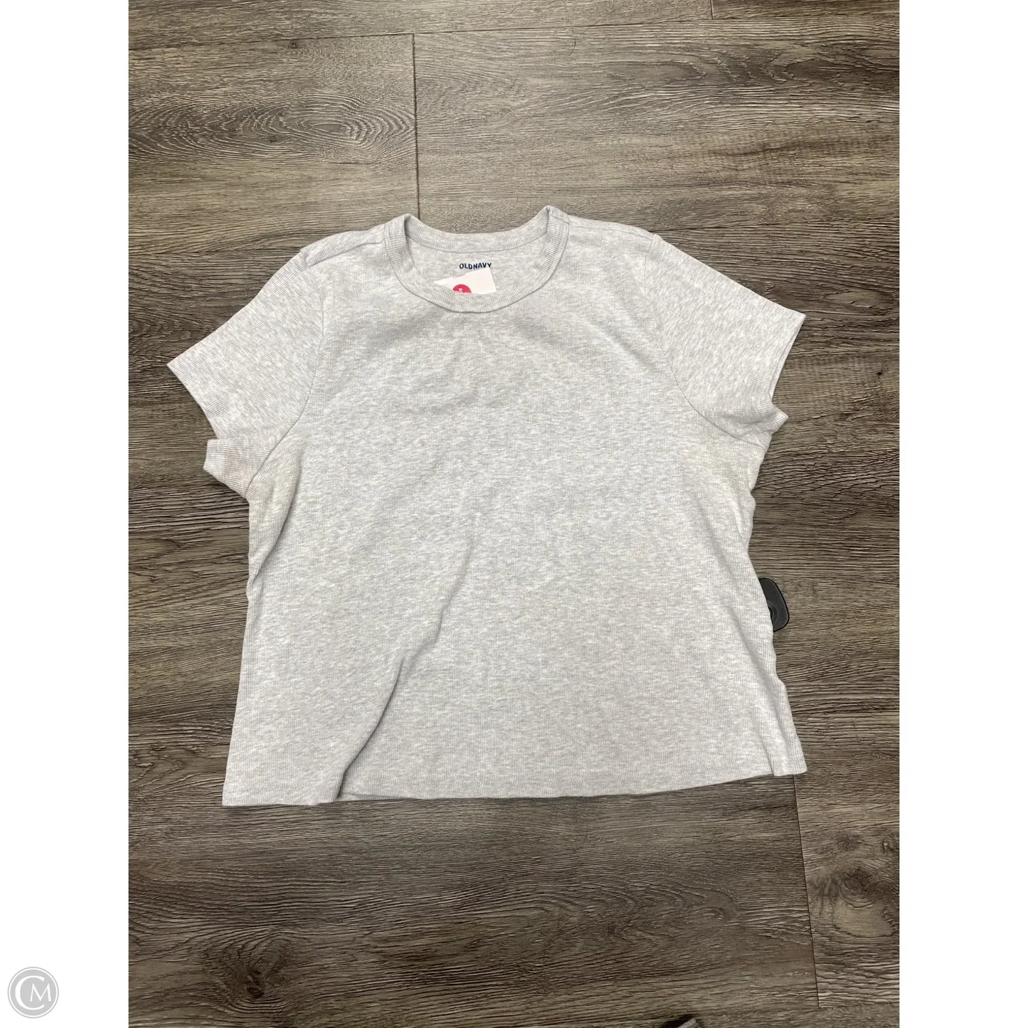 Top Short Sleeve Basic By Old Navy In Grey, Size: 2x