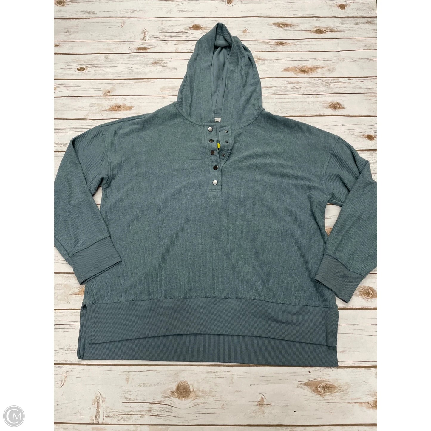 Sweatshirt Hoodie By Maurices In Green, Size: L