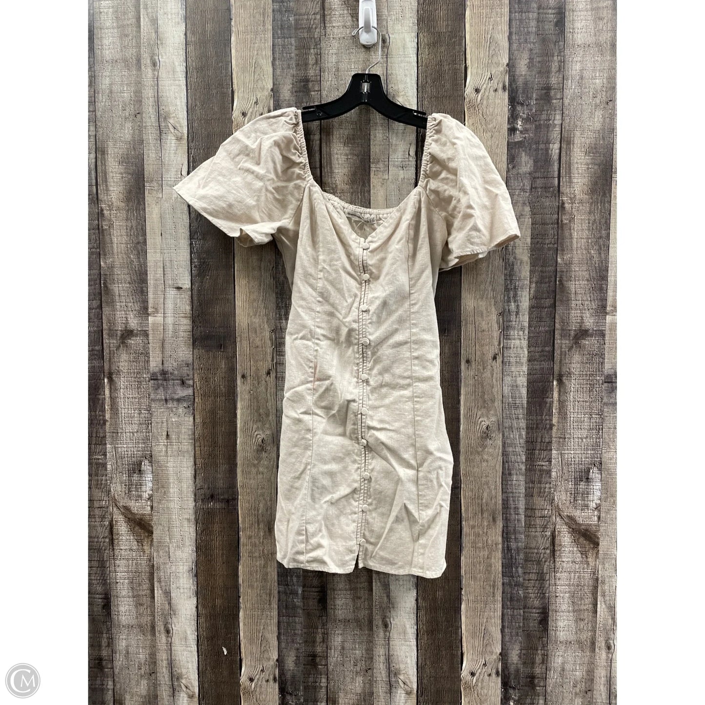 Dress Casual Short By Abercrombie And Fitch In Tan, Size: L