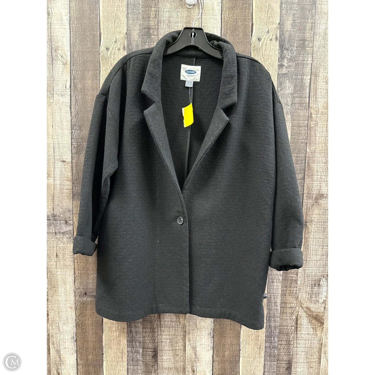 Coat Wool By Old Navy In Black, Size: S
