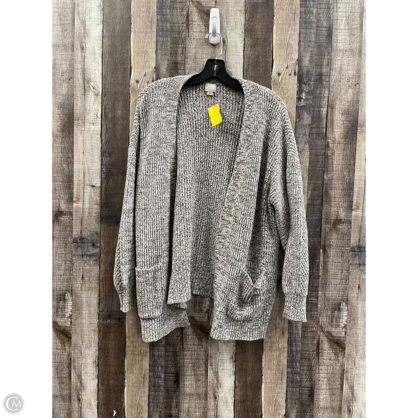 Sweater Cardigan By A New Day In Brown, Size: L