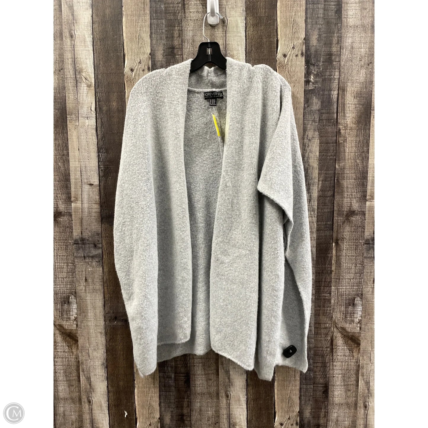 Poncho By Forever 21 In Silver, Size: Osfm