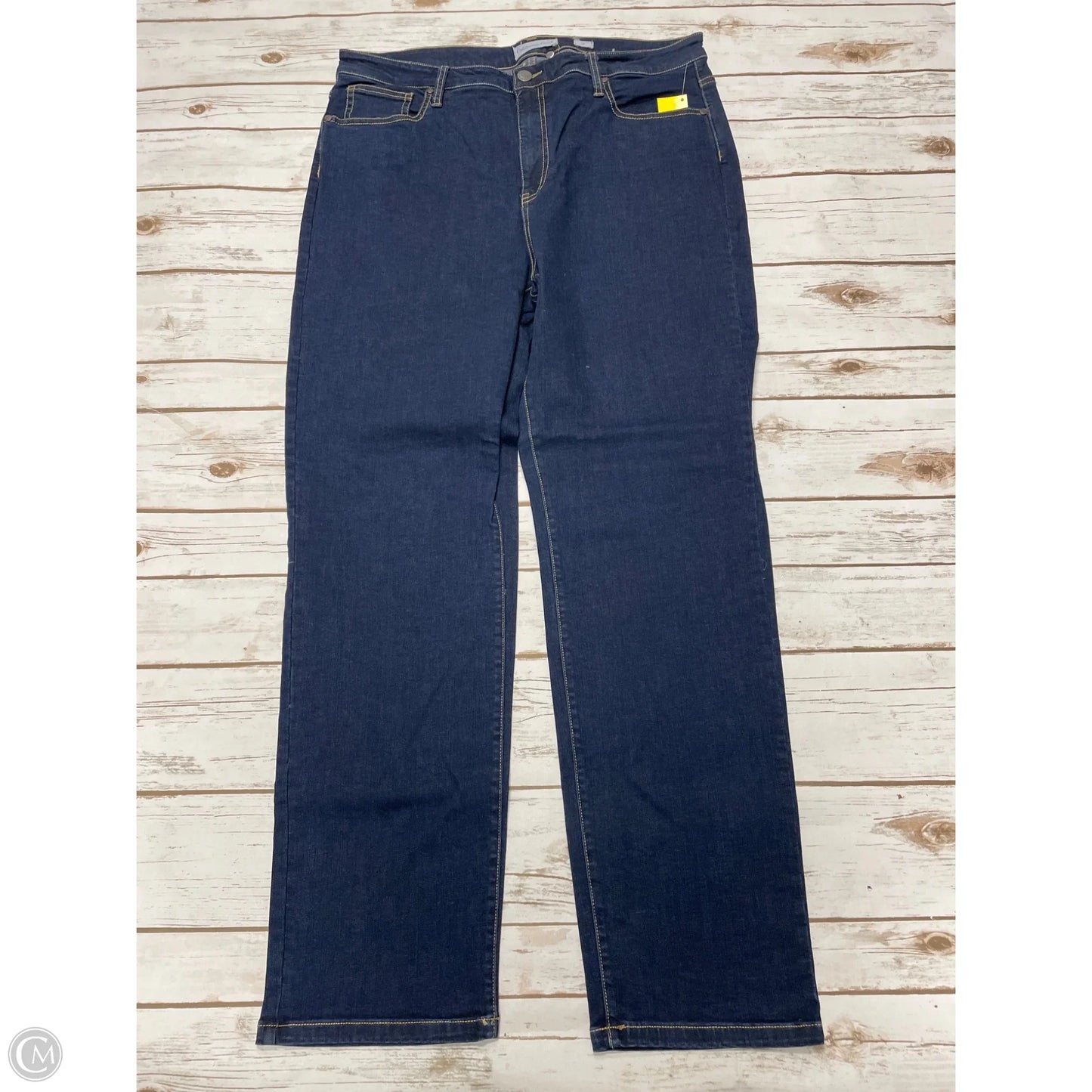 Jeans Straight By Coldwater Creek In Blue Denim, Size: 16