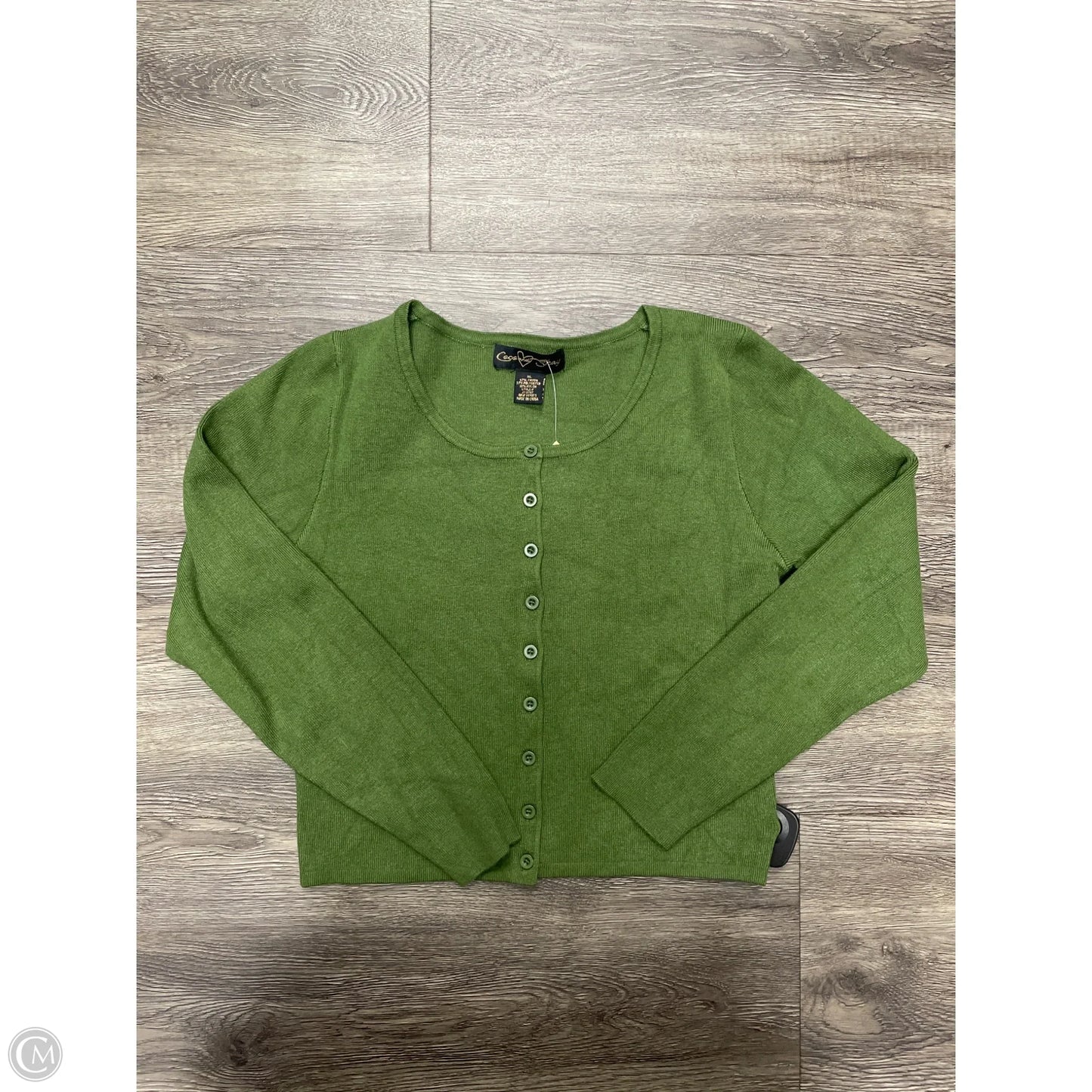 Cardigan By Cme In Green, Size: Xl