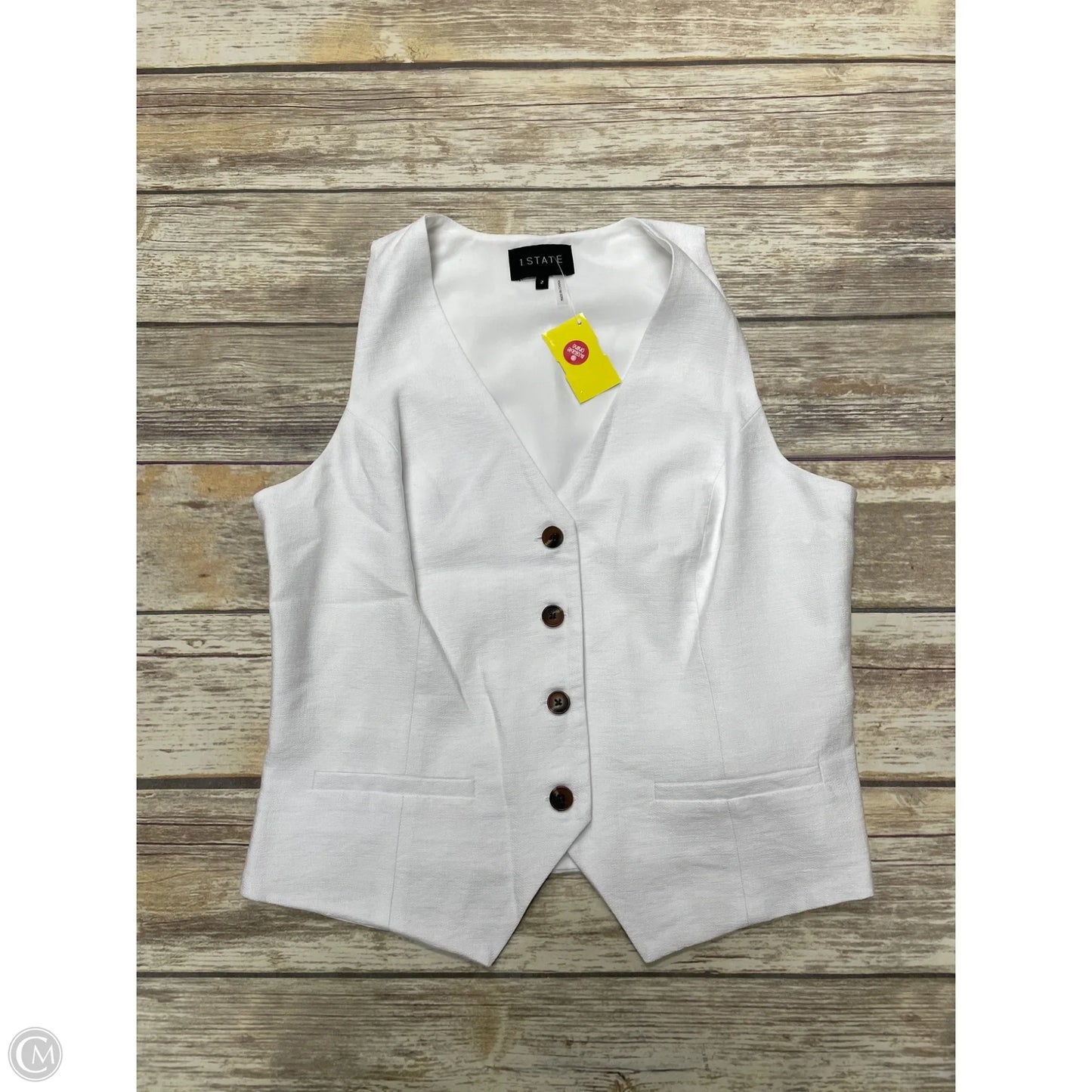 Vest Other By 1.state In White, Size: Xs