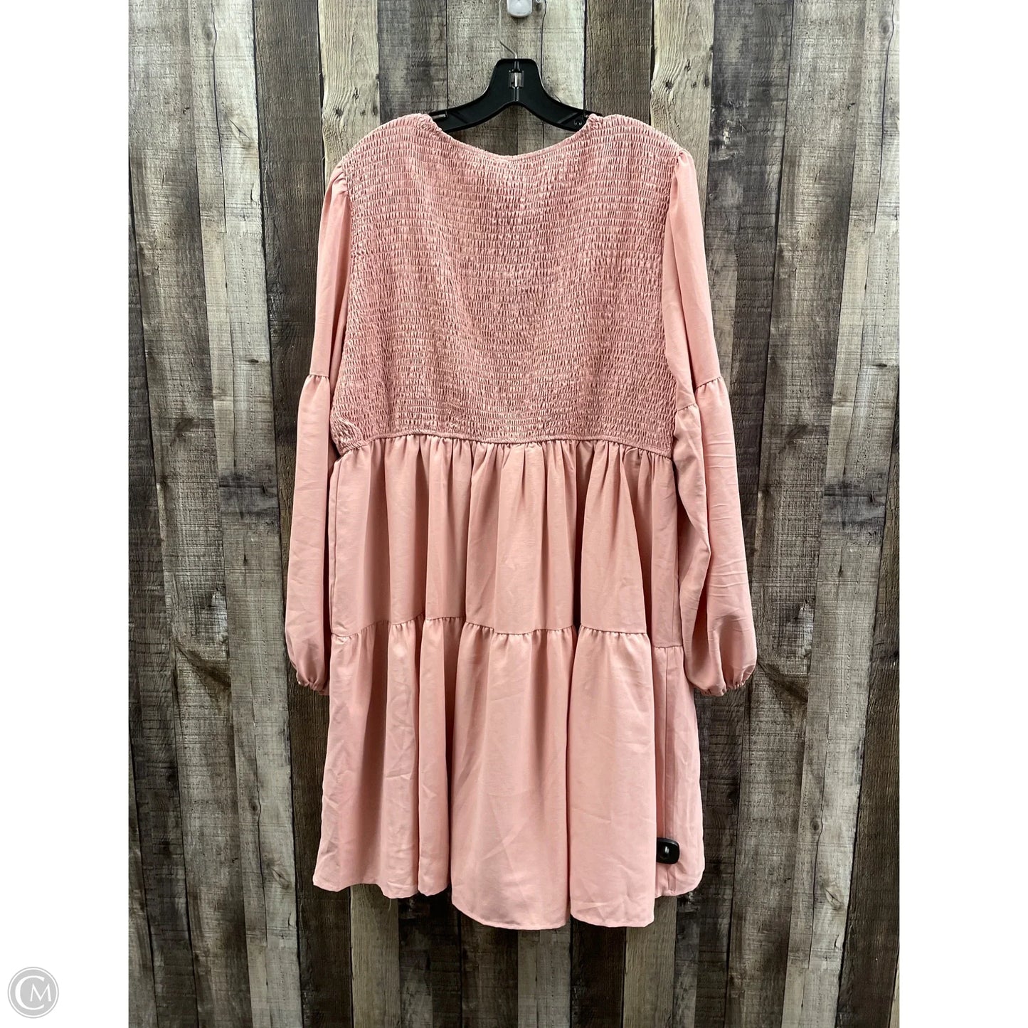 Dress Casual Midi By Cme In Mauve, Size: 3x