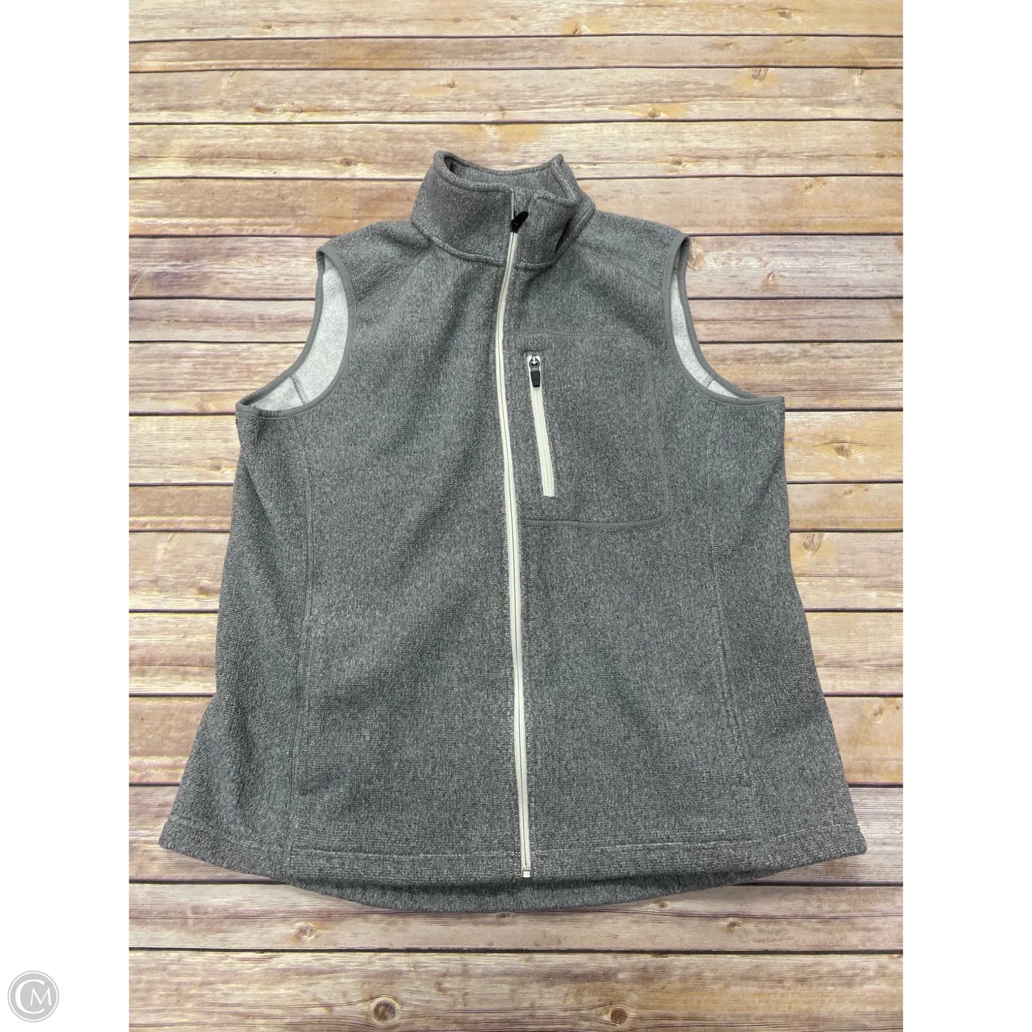 Vest Fleece By Duluth Trading In Grey, Size: L