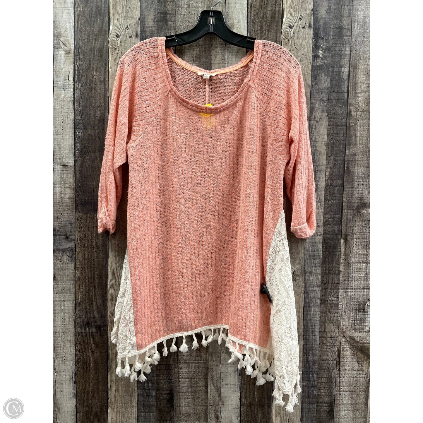 Top Long Sleeve By Umgee In Pink, Size: L
