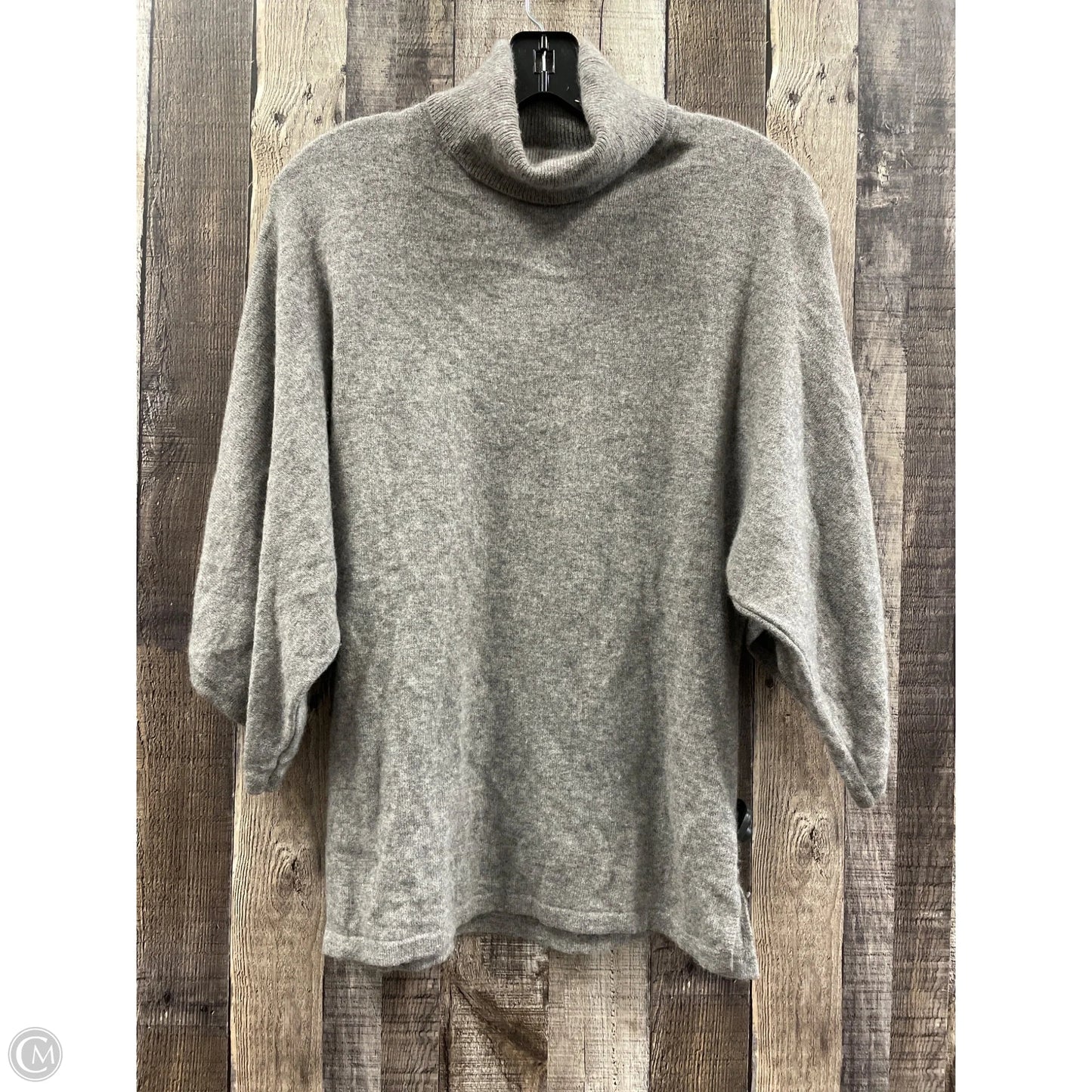 Sweater By Chicos In Grey, Size: M