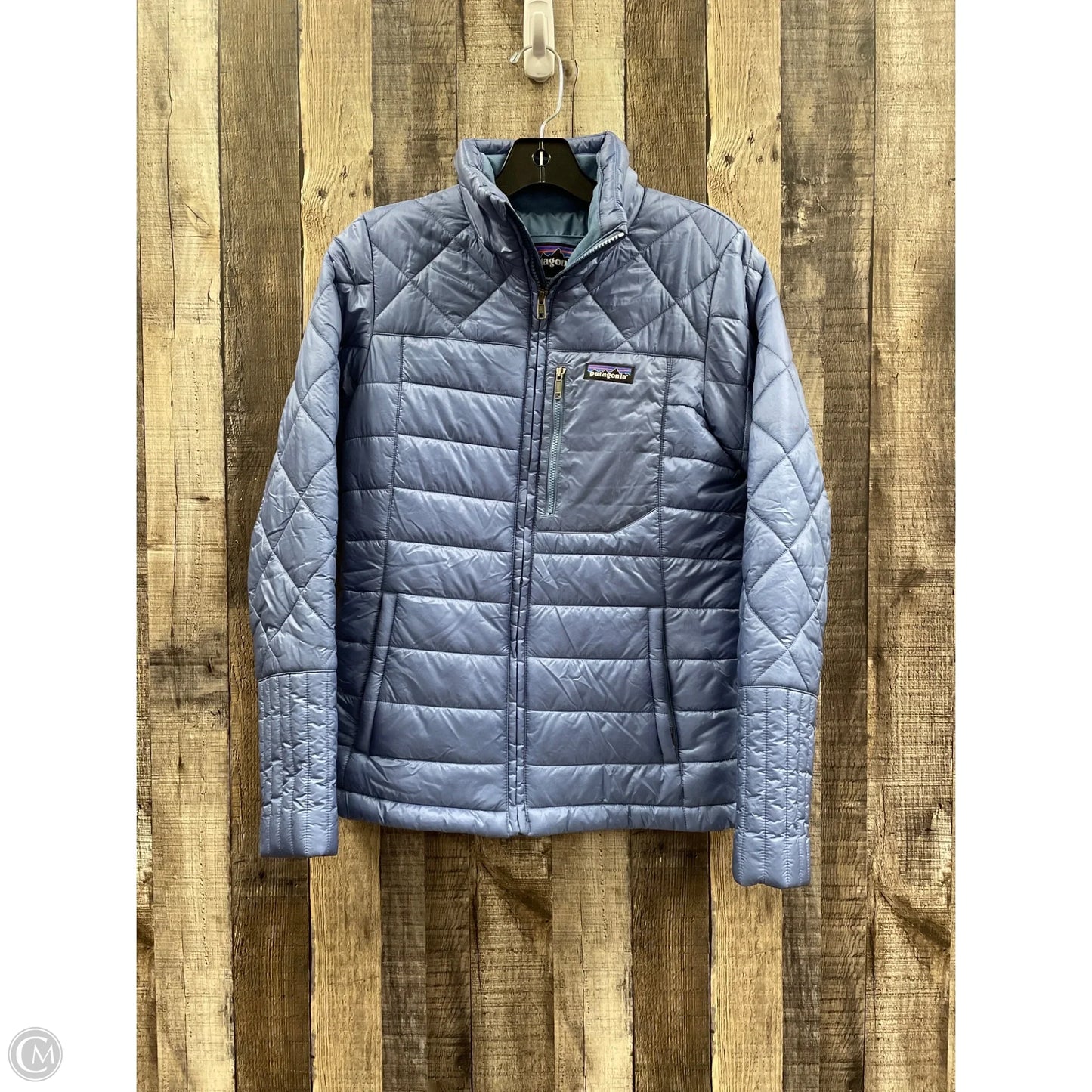 Jacket Puffer & Quilted By Patagonia In Blue, Size: S