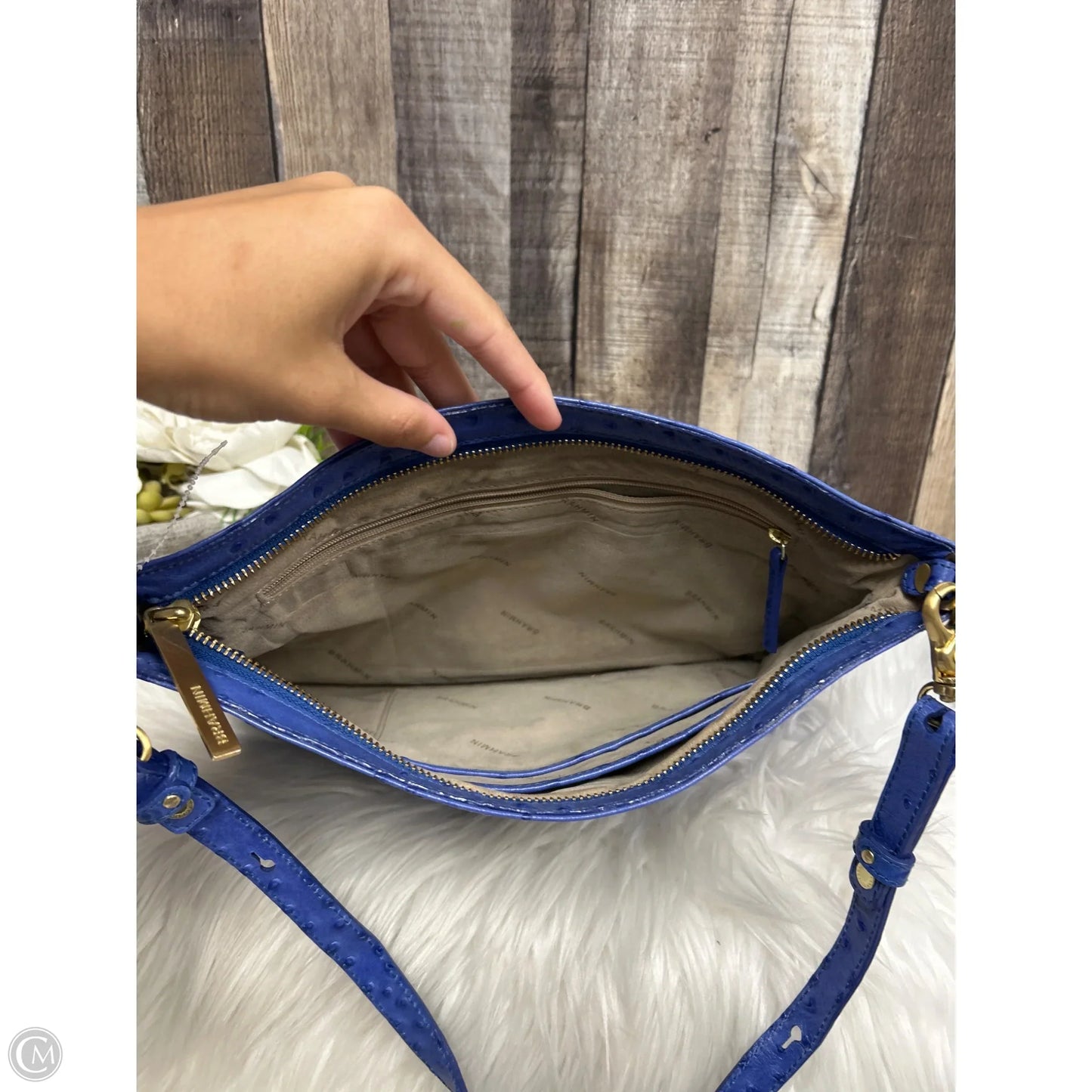 Crossbody Designer By Brahmin, Size: Large