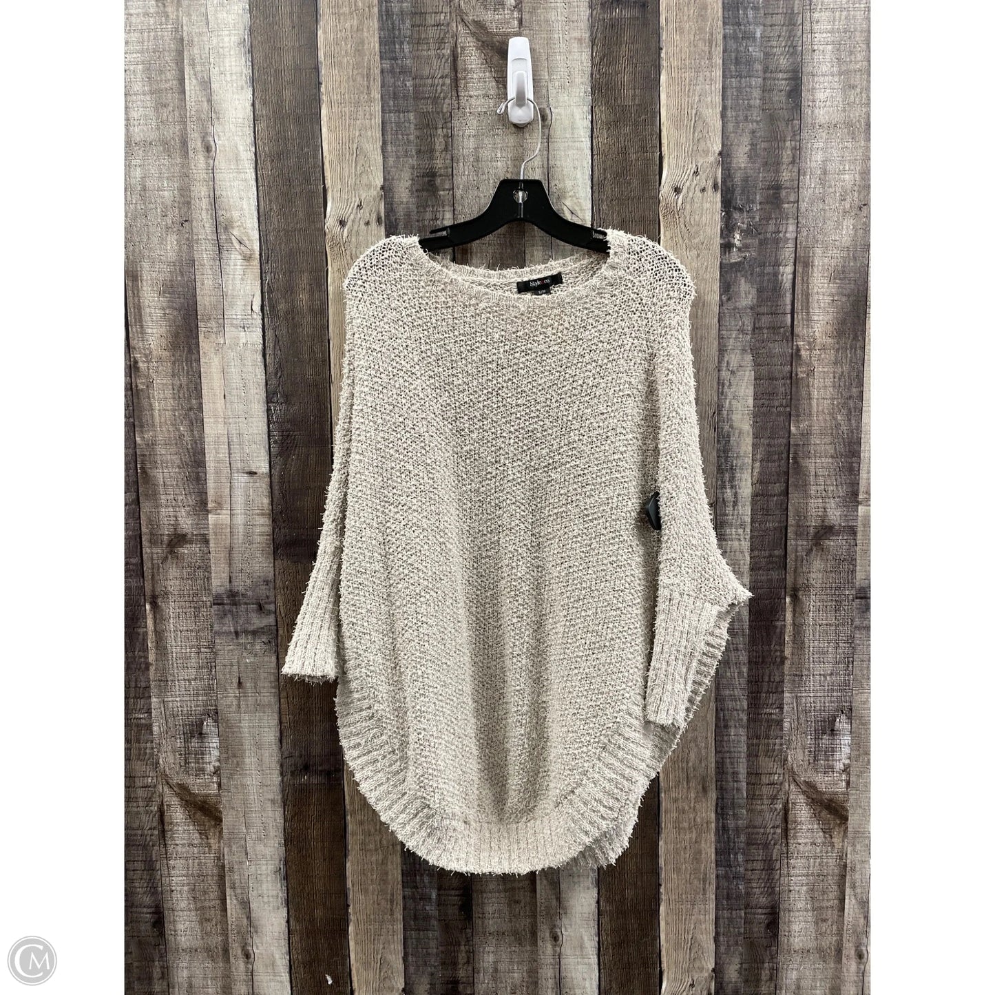 Sweater By Style And Company In Tan, Size: S