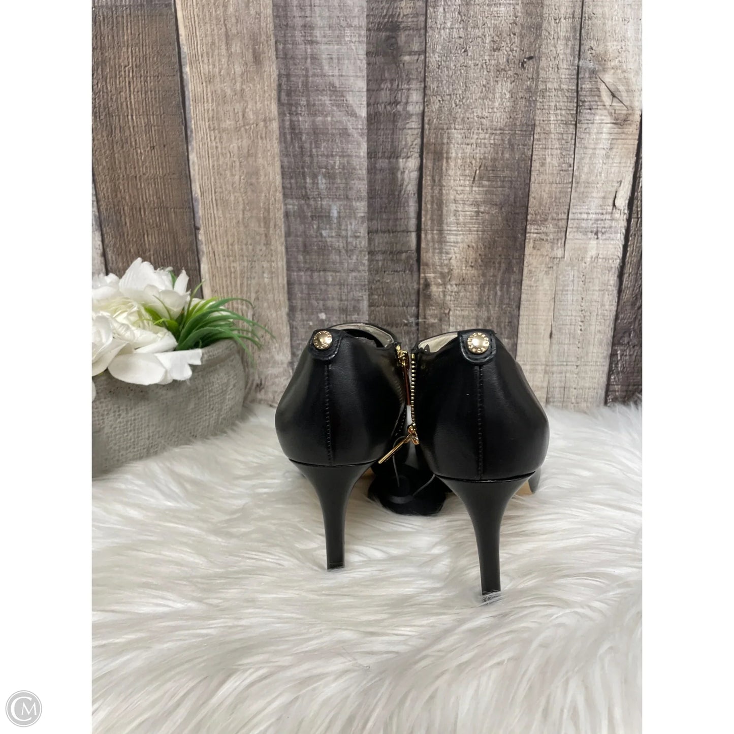 Boots Ankle Heels By Michael By Michael Kors In Black, Size: 7.5