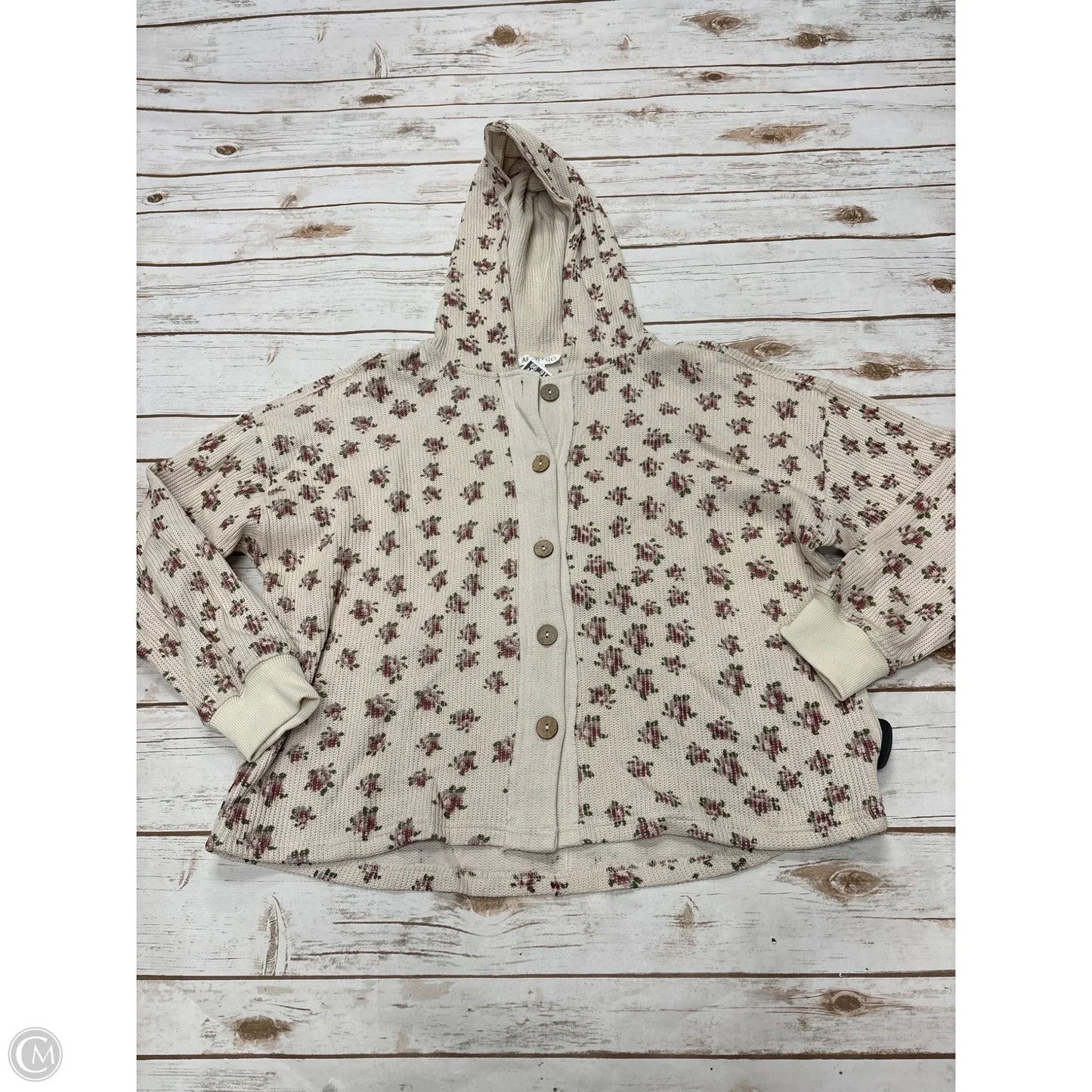 Jacket Shirt By Cme In Beige, Size: M