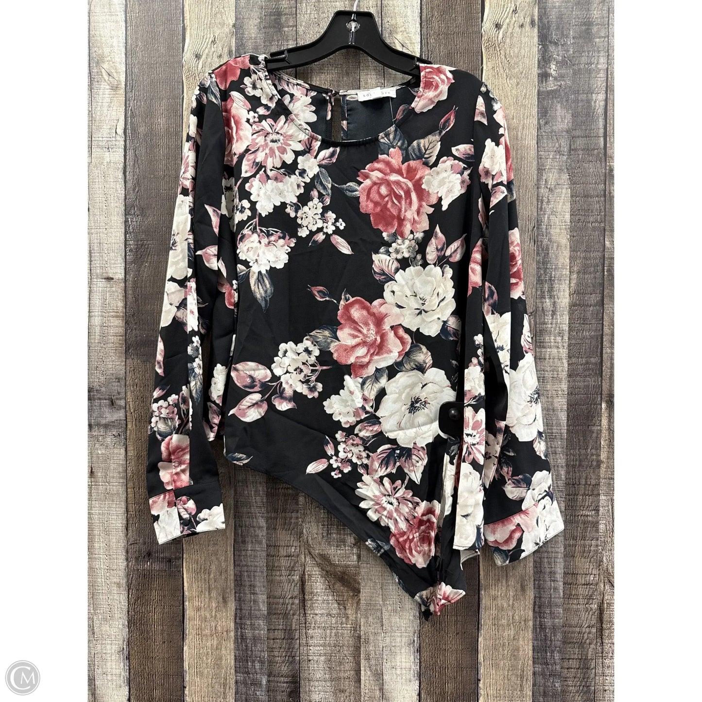 Top Long Sleeve By Socialite In Multi-colored, Size: M