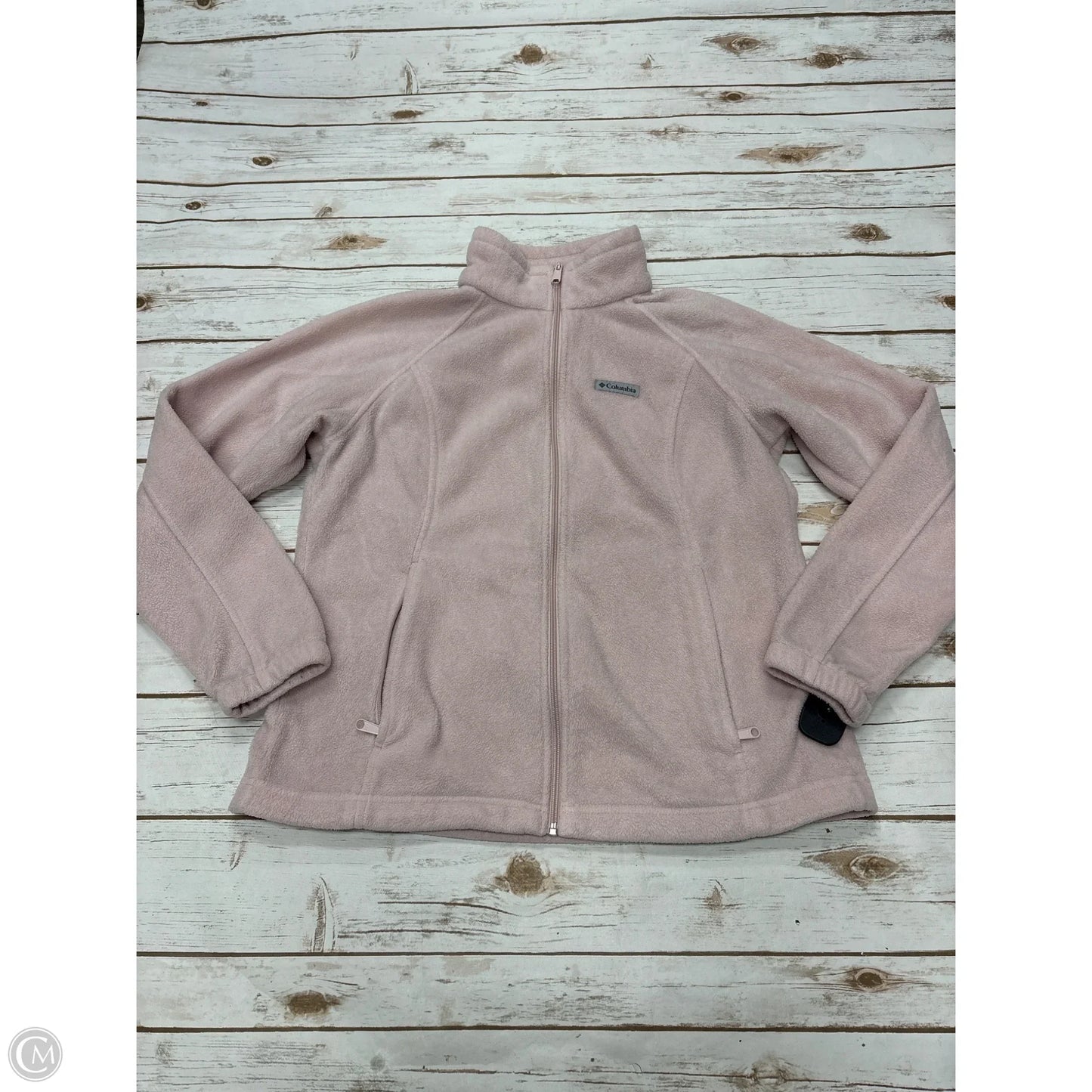 Jacket Fleece By Columbia In Pink, Size: Xl