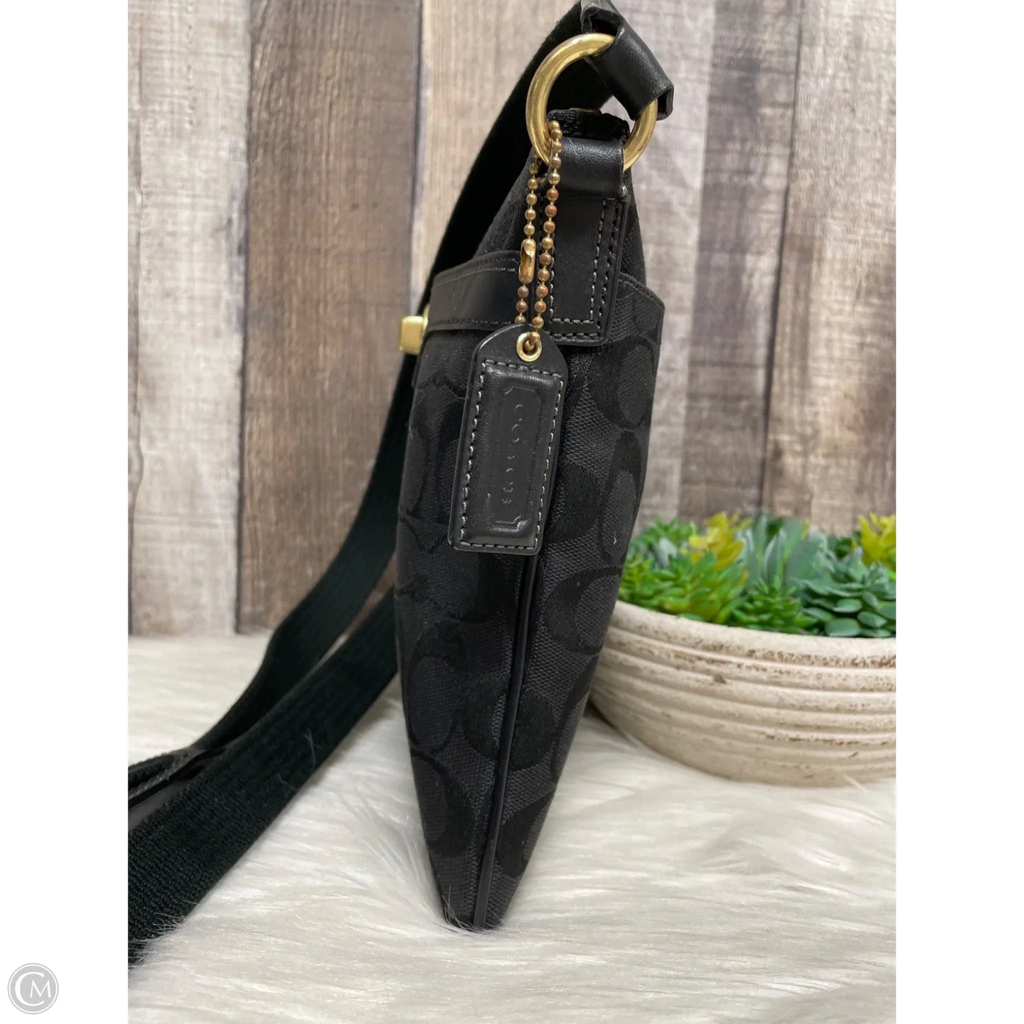 Crossbody Designer By Coach, Size: Small