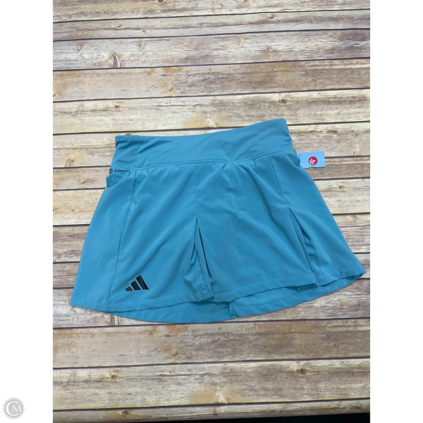 Athletic Skort By Adidas In Blue, Size: M
