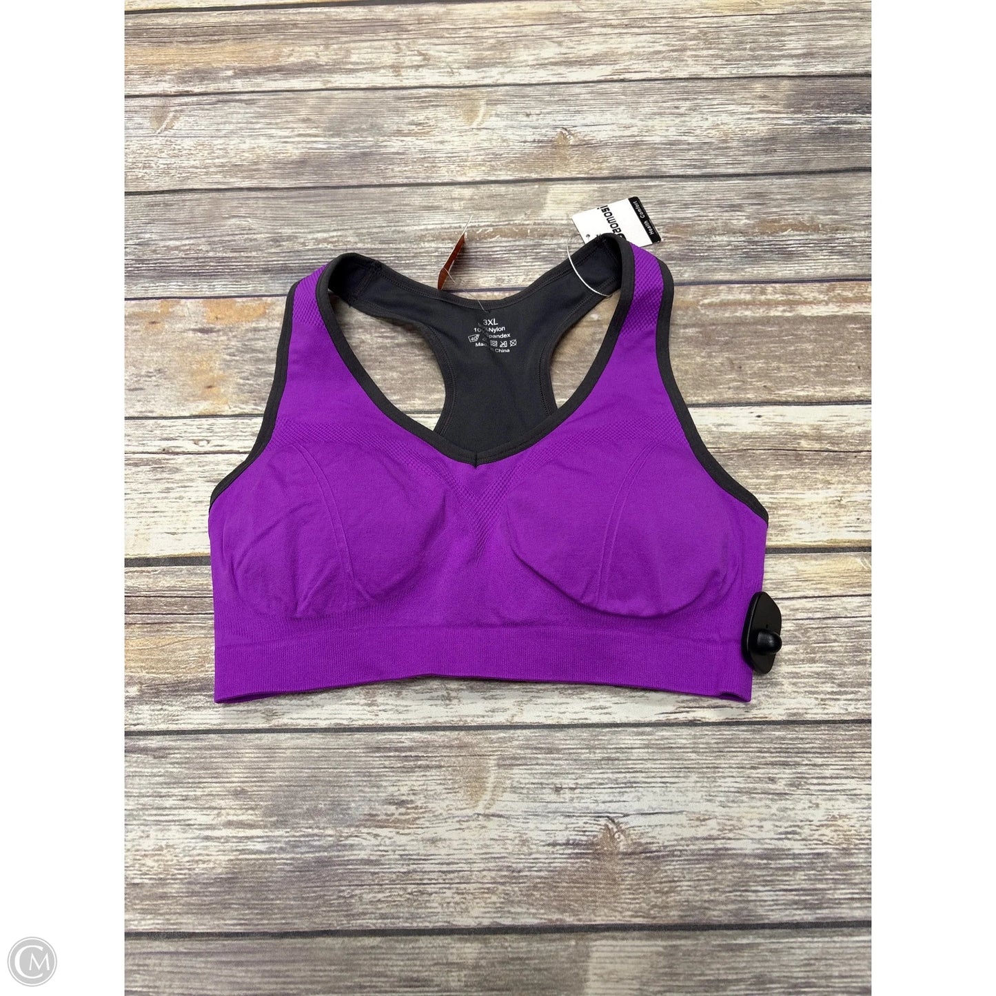 Athletic Bra By Cme In Purple, Size: 3x