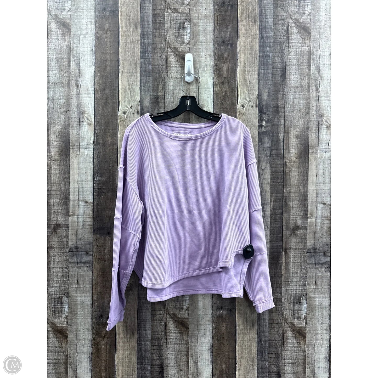 Top Long Sleeve By We The Free In Purple, Size: Xs