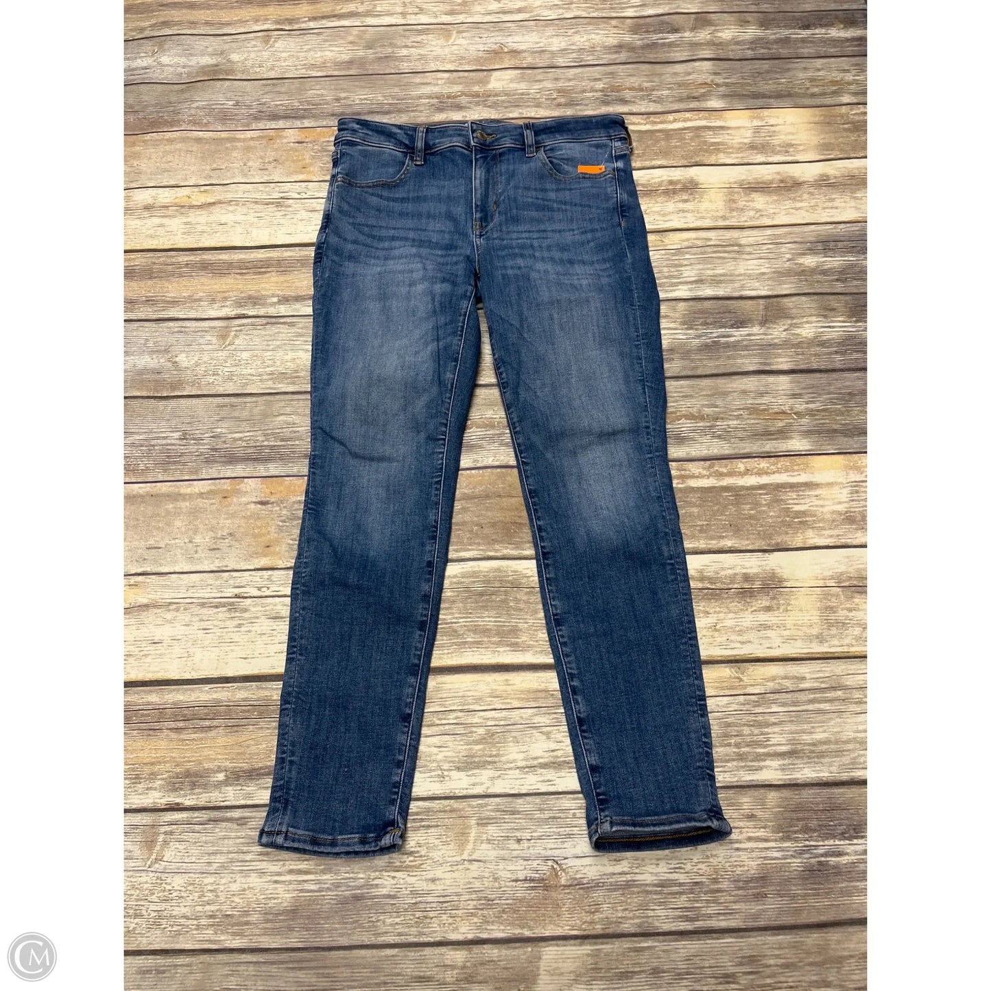 Jeans Jeggings By American Eagle In Blue Denim, Size: 10