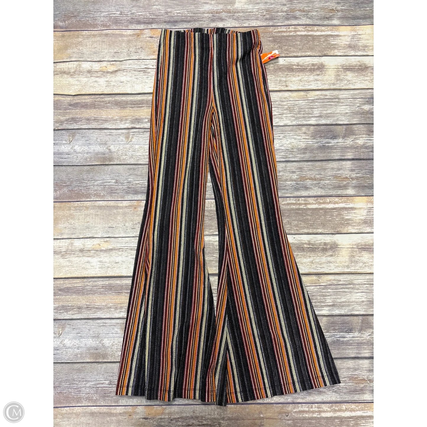Pants Wide Leg By Free People In Striped Pattern, Size: Xs