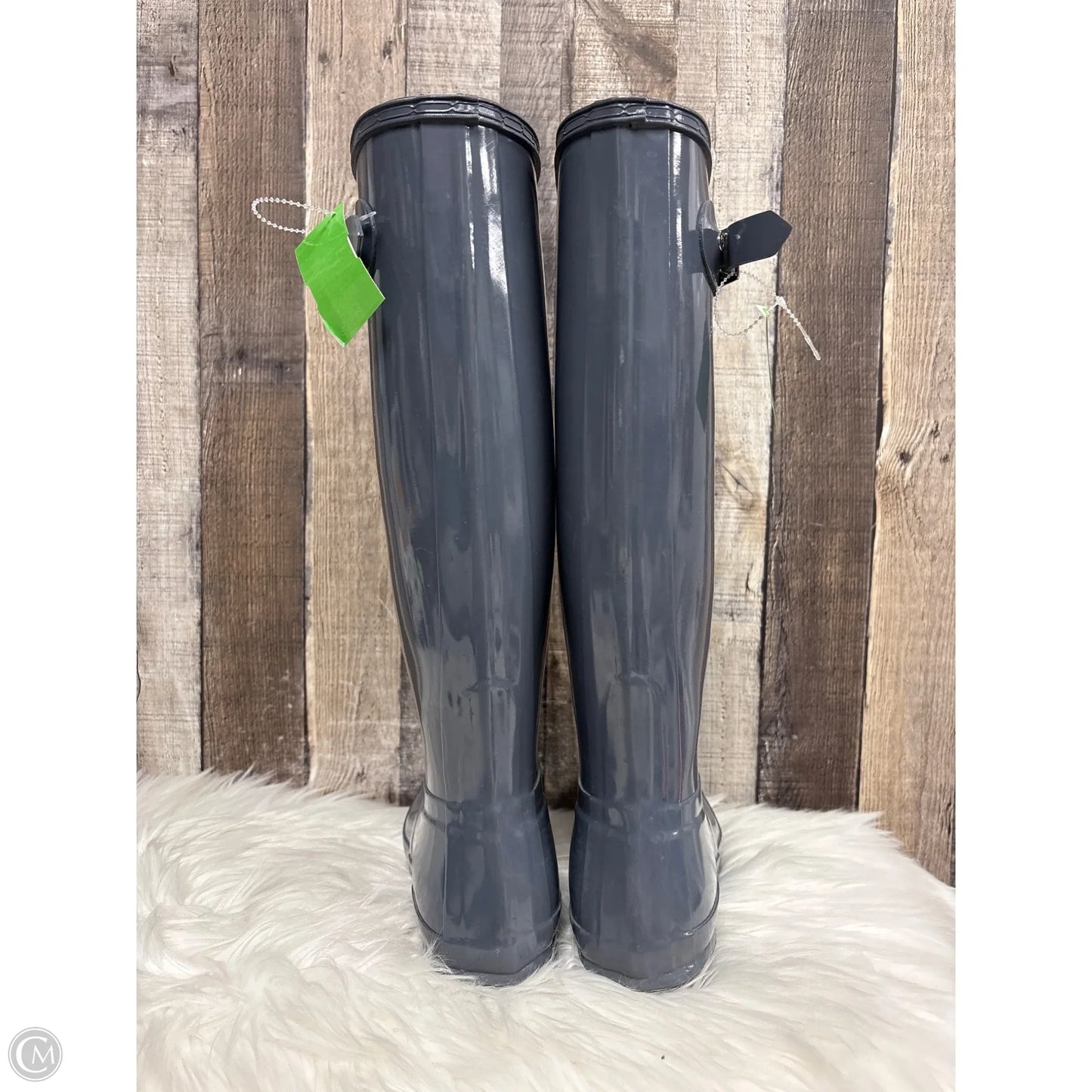 Boots Rain By Hunter In Grey, Size: 8