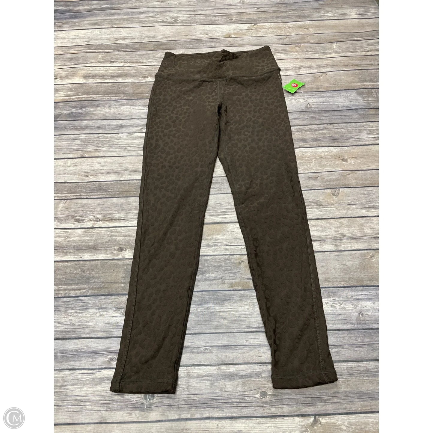 Athletic Leggings By Mono B In Brown, Size: M