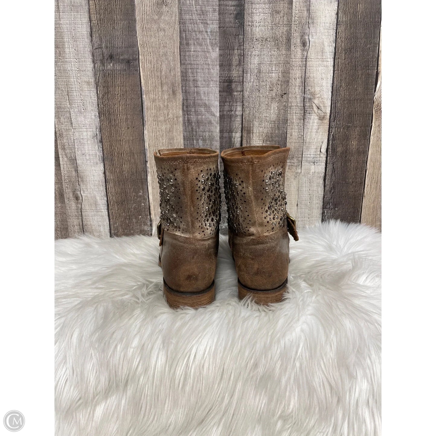 Boots Designer By Frye In Brown, Size: 11