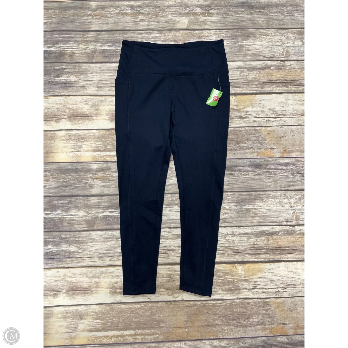 Athletic Leggings By Danskin In Navy, Size: M