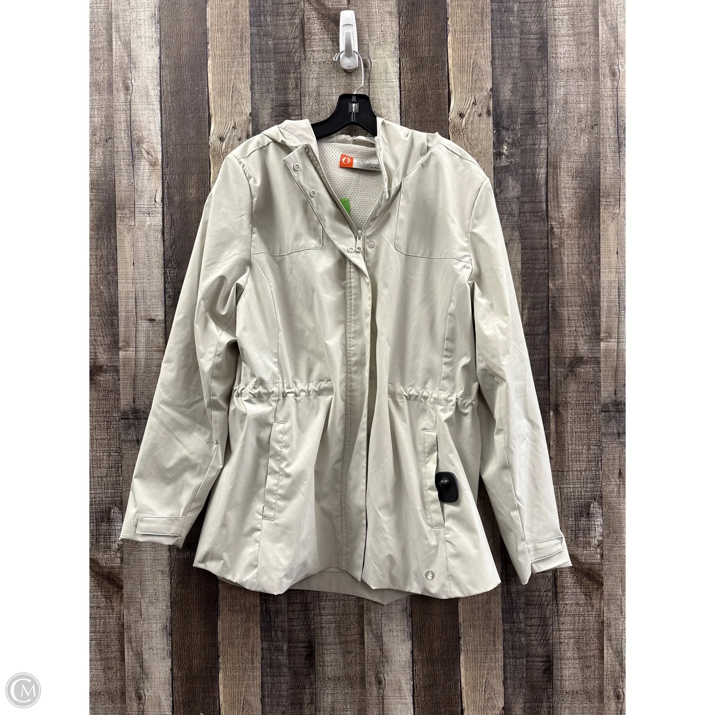 Athletic Jacket By Cme In Beige, Size: Xl