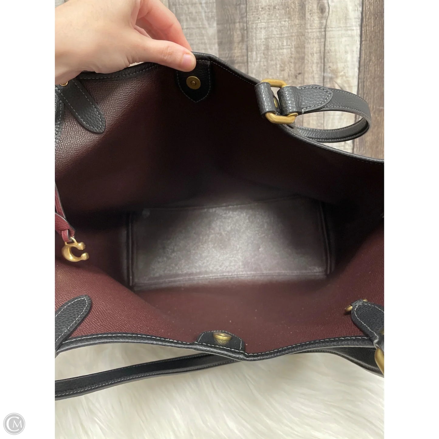 Tote Designer By Coach, Size: Large