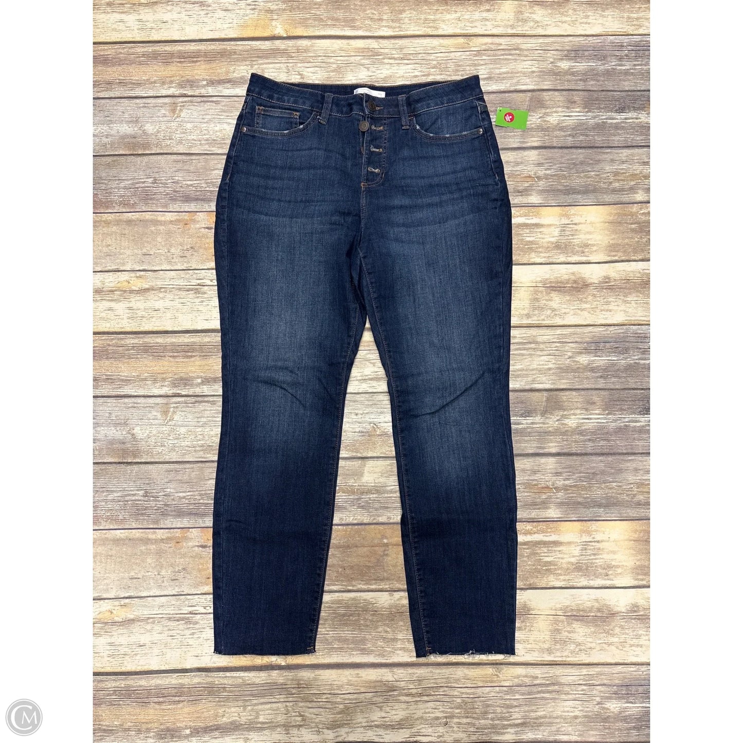 Jeans Skinny By Lc Lauren Conrad In Blue Denim, Size: 12