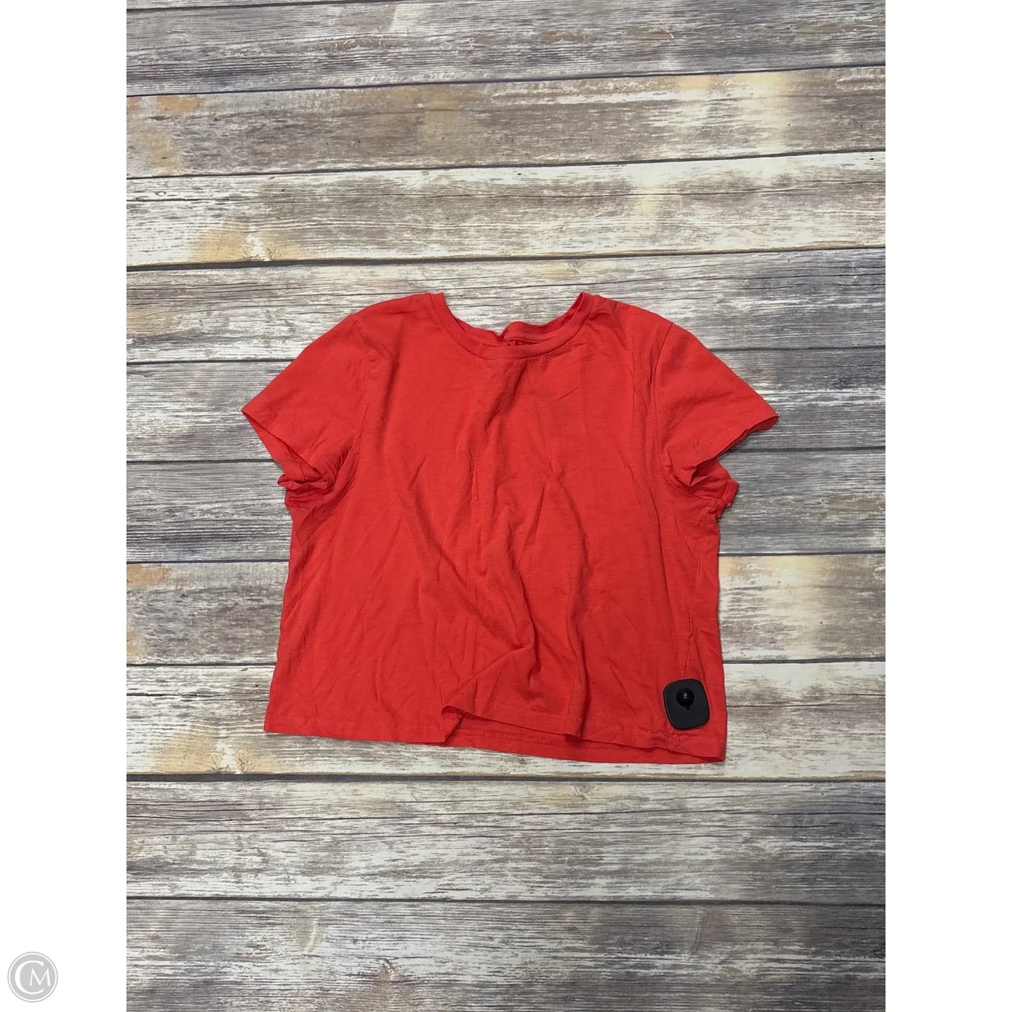 Top Short Sleeve Basic By Universal Thread In Orange, Size: M