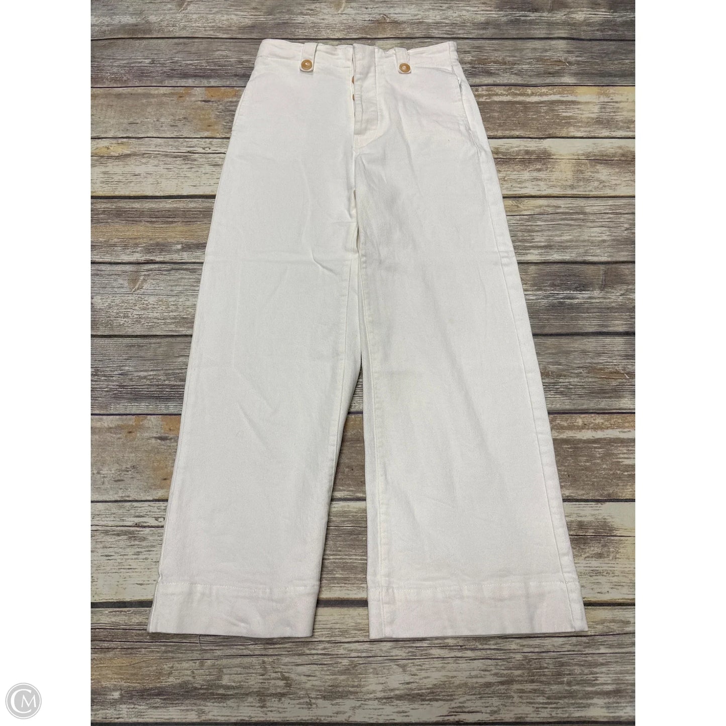 Pants Wide Leg By La Miel In White, Size: M