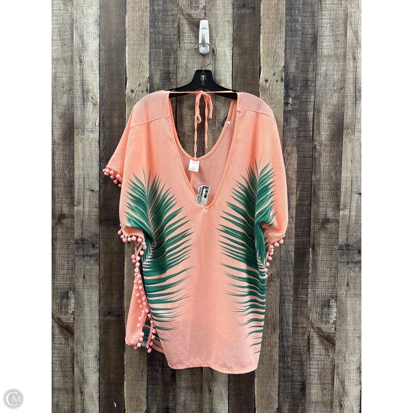 Swimwear Cover-up By Xhilaration In Peach, Size: M
