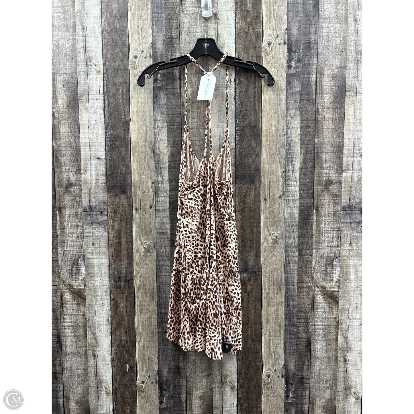 Top Sleeveless By Cme In Animal Print, Size: L