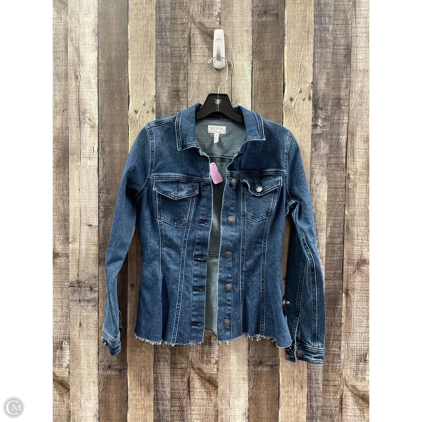 Jacket Denim By Sofia By Sofia Vergara In Blue Denim, Size: Xs