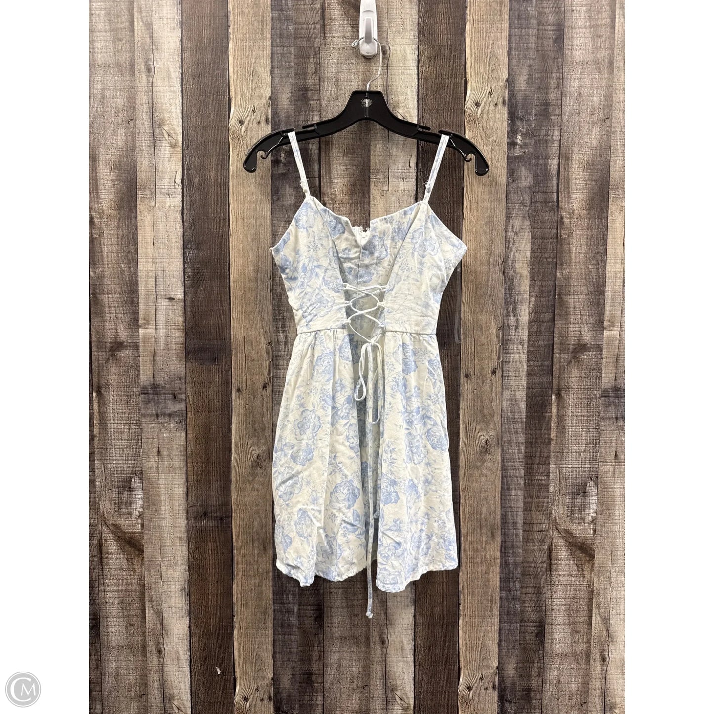 Dress Casual Short By Altard State In Blue & White, Size: L