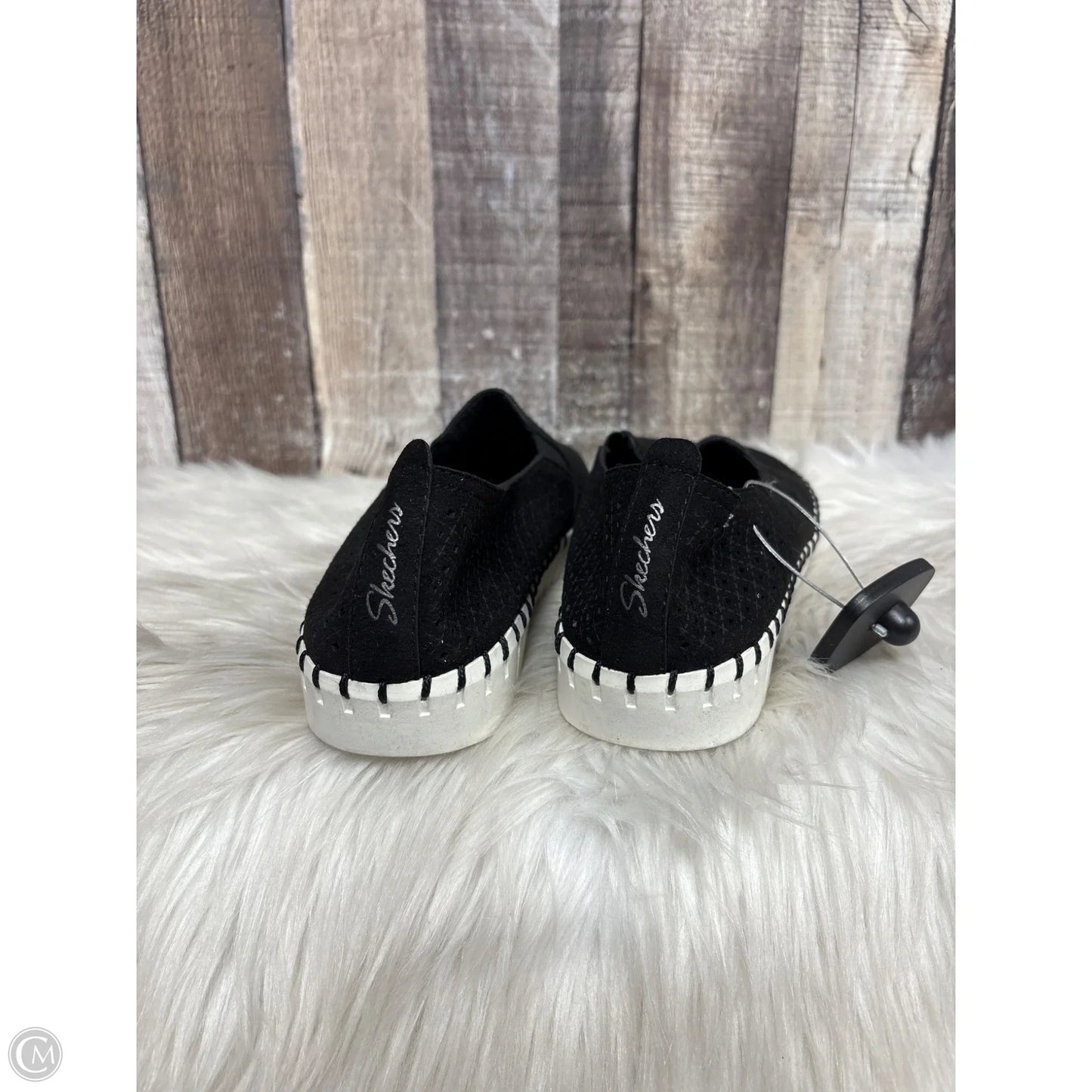 Shoes Flats By Skechers In Black, Size: 8.5