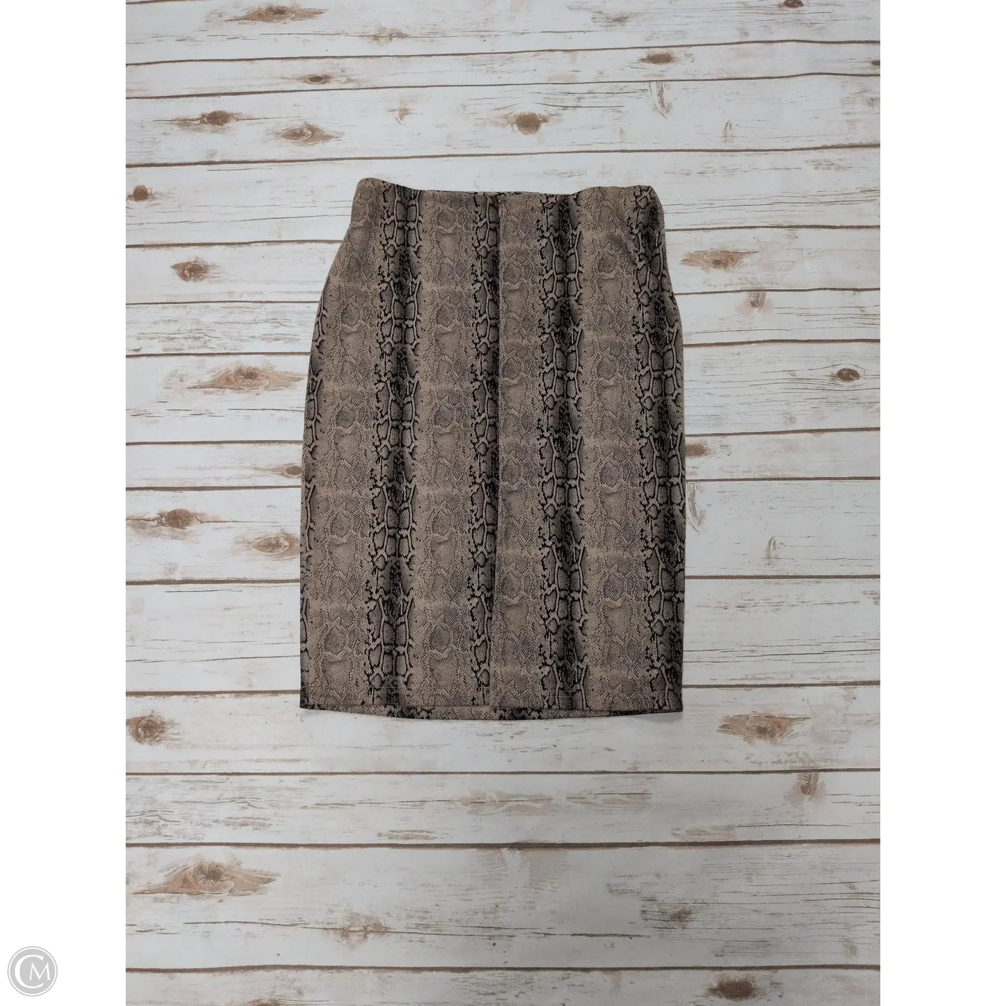 Skirt Midi By She + Sky In Snakeskin Print, Size: L
